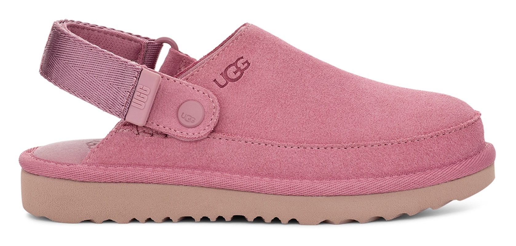 UGG Clog »KID´S GOLDENSTAR CLOG«, Hausschuh, Mule, Plateauschuh mit schwenkbarem Fersenriemchen