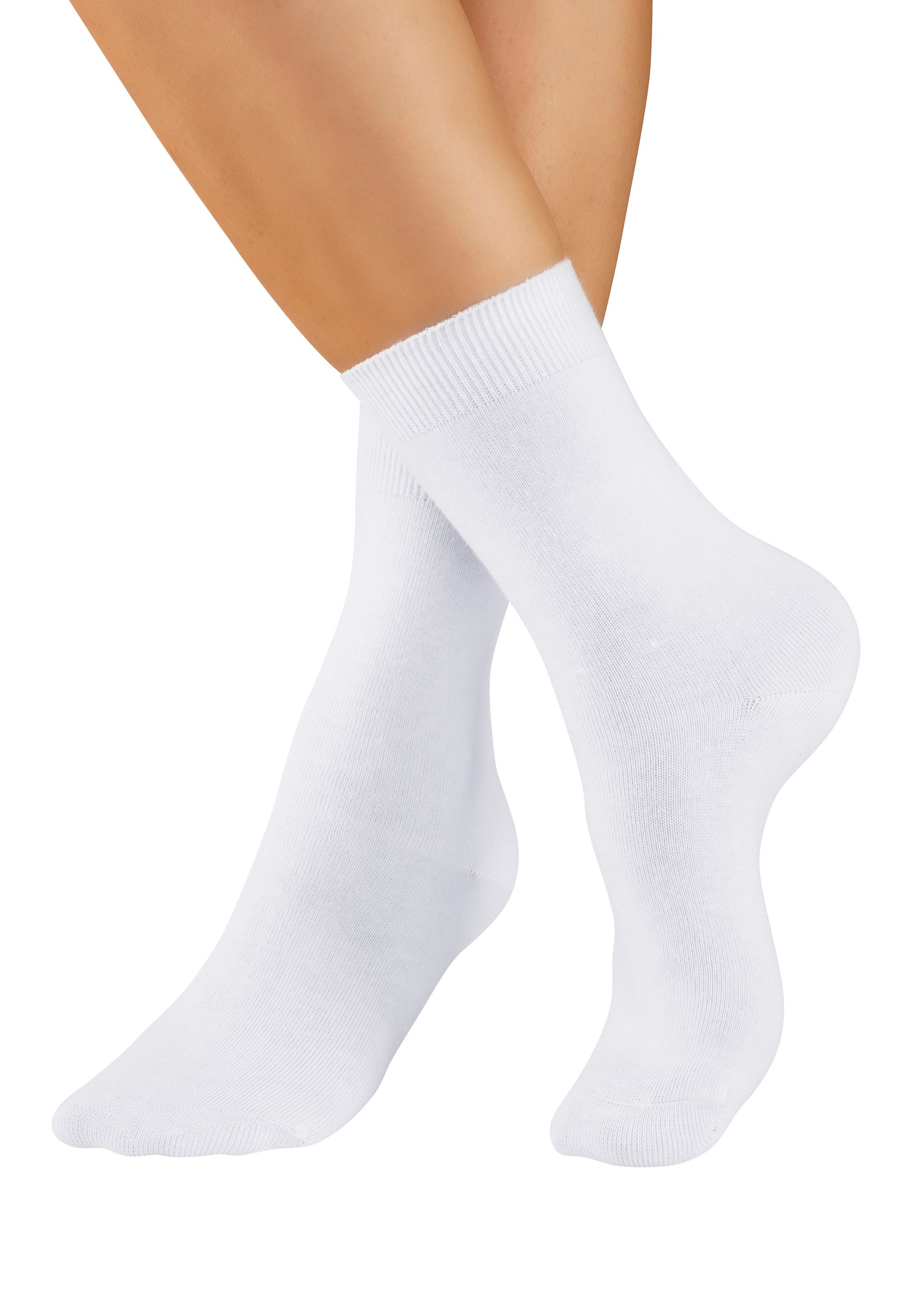 H.I.S Basicsocken »Damensocken, frische melierte Farben; casual« Packung, 20 Paar tlg. Alltagssocken in der Großpackung