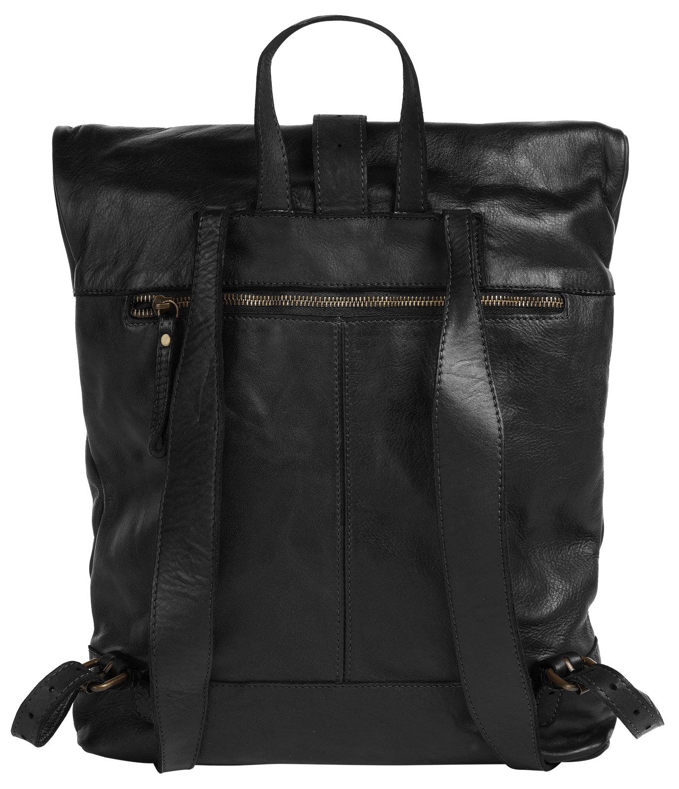forty° Tagesrucksack »FORTY° Herren, Damen echt Leder, Made in Italy« echt Leder, Made in Italy
