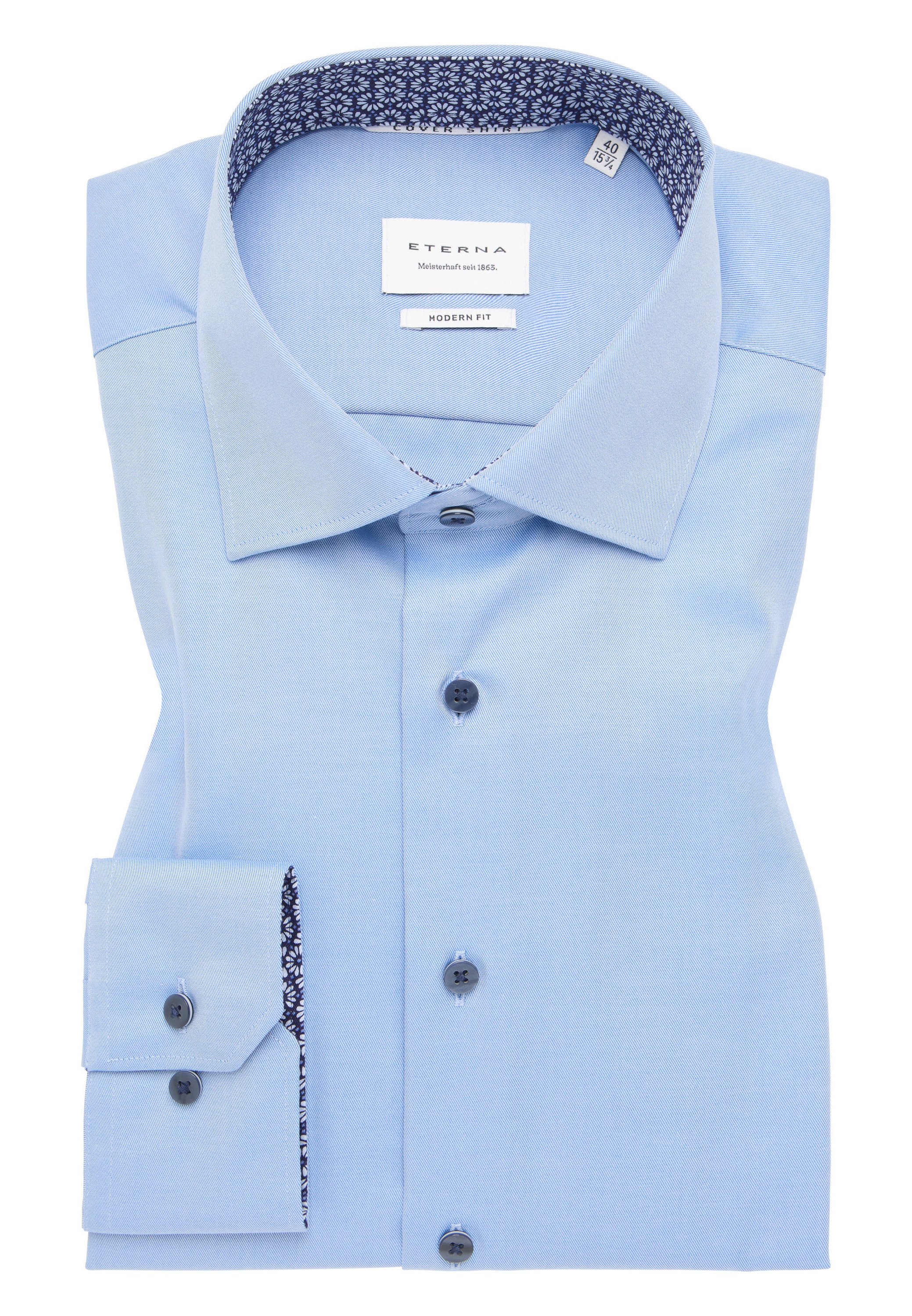 Eterna Langarmhemd »MODERN FIT«, NON IRON (bügelfrei)