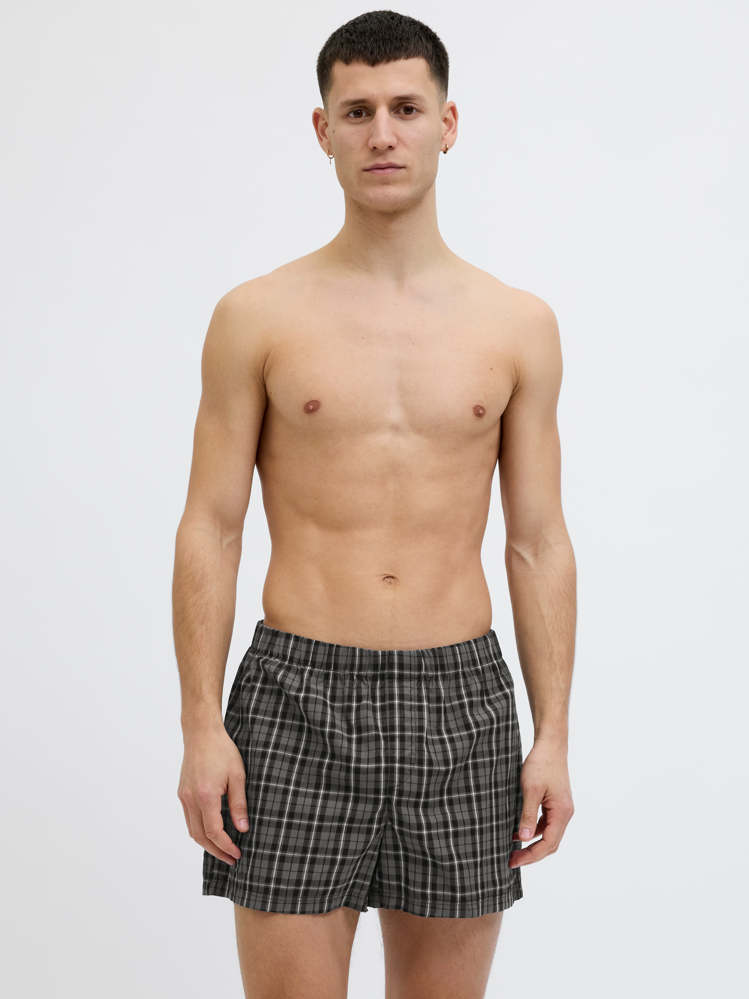 Jack & Jones Boxershorts »JACMILANO WOVEN BOXERS 3 PACK NOOS«, (Packung, 3 St.)