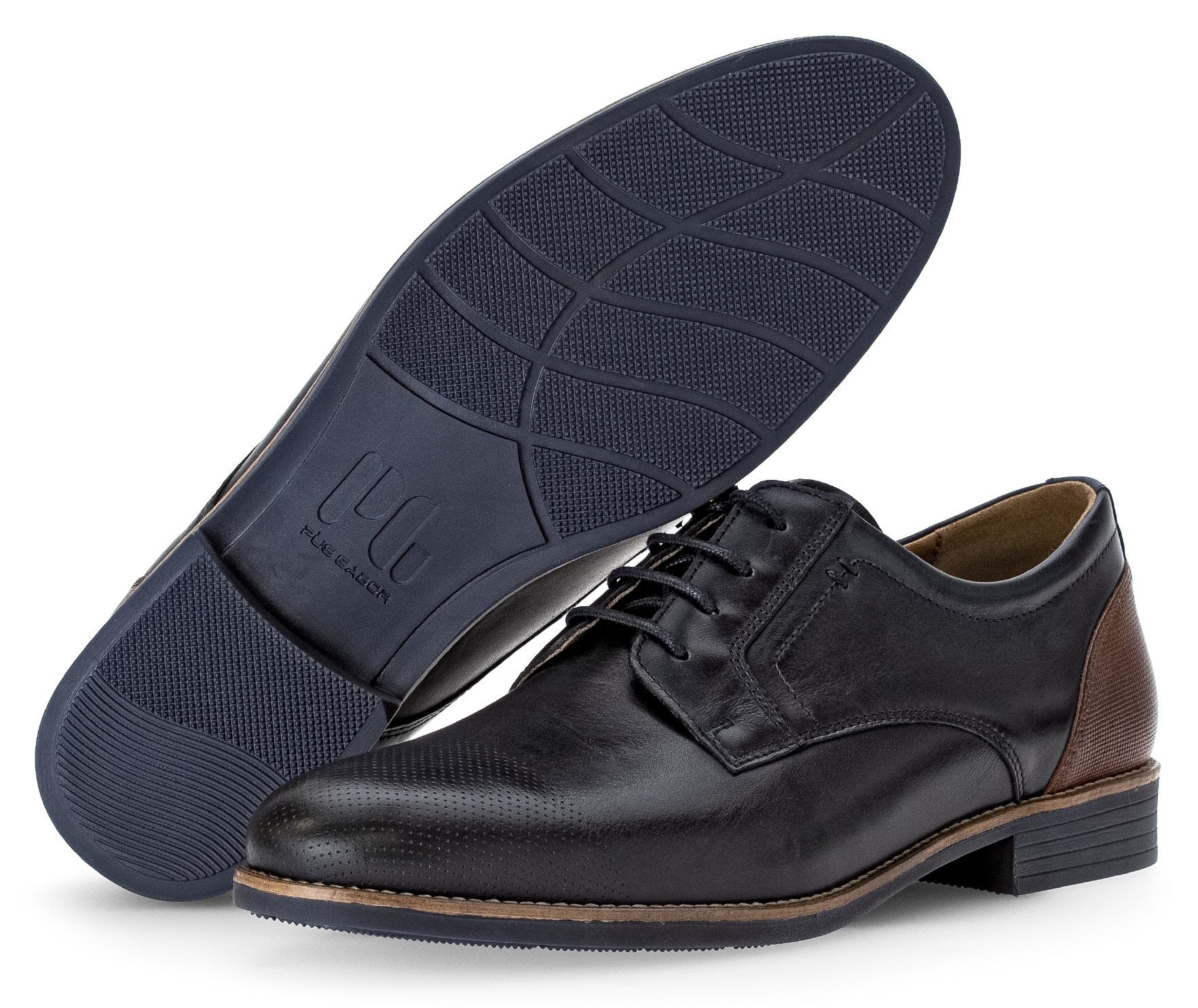 Pius Gabor Schnürschuh, Blockabsatz, Festtagsschuh, Businessschuh G-Weite (=weit)