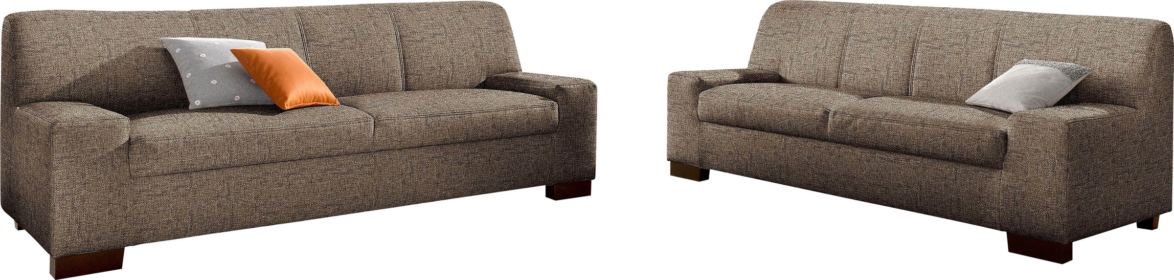 DOMO collection Polstergarnitur »Norma«, (Set, 2 tlg.), bestehend aus je einem 2- und 3-Sitzer