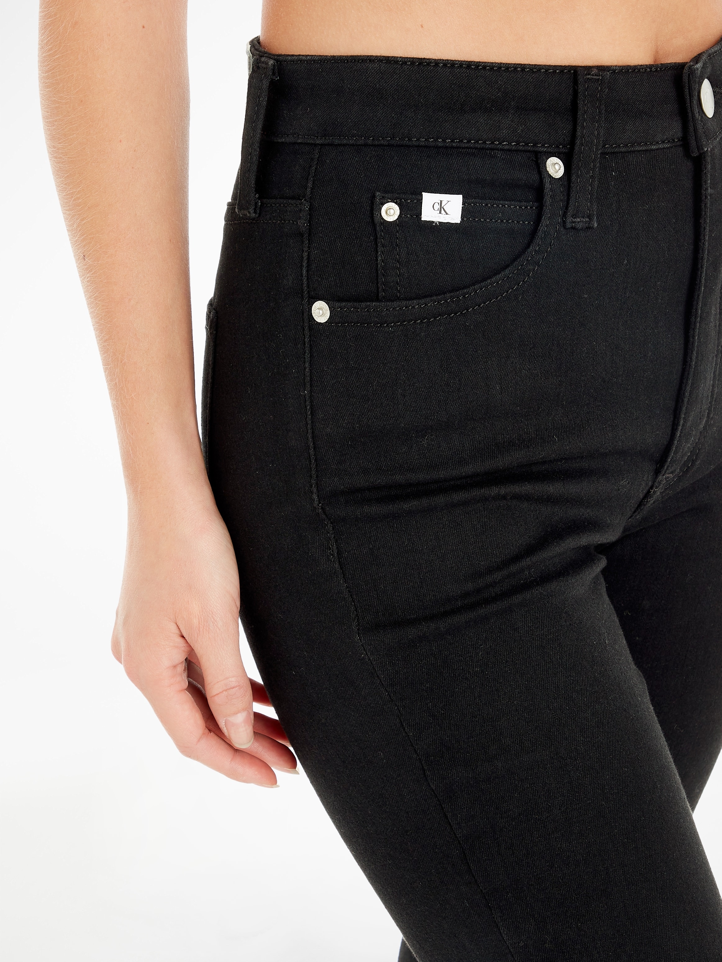 Calvin Klein Jeans Skinny-fit-Jeans »HIGH RISE SUPER SKINNY ANKLE«, 5-Pocket-Form