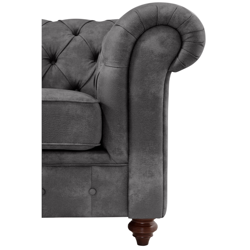 Home affaire Sessel »Chesterfield B/T/H: 105/69/74 cm«