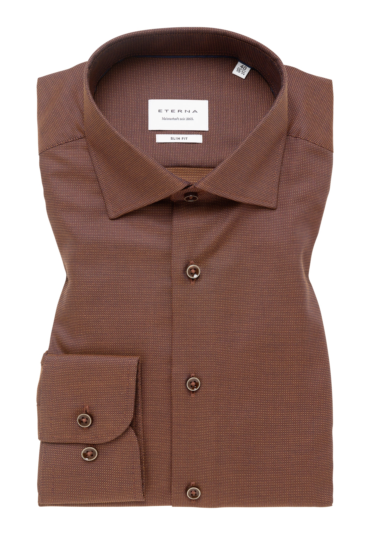 Eterna Langarmhemd »SLIM FIT« NON IRON (bügelfrei)