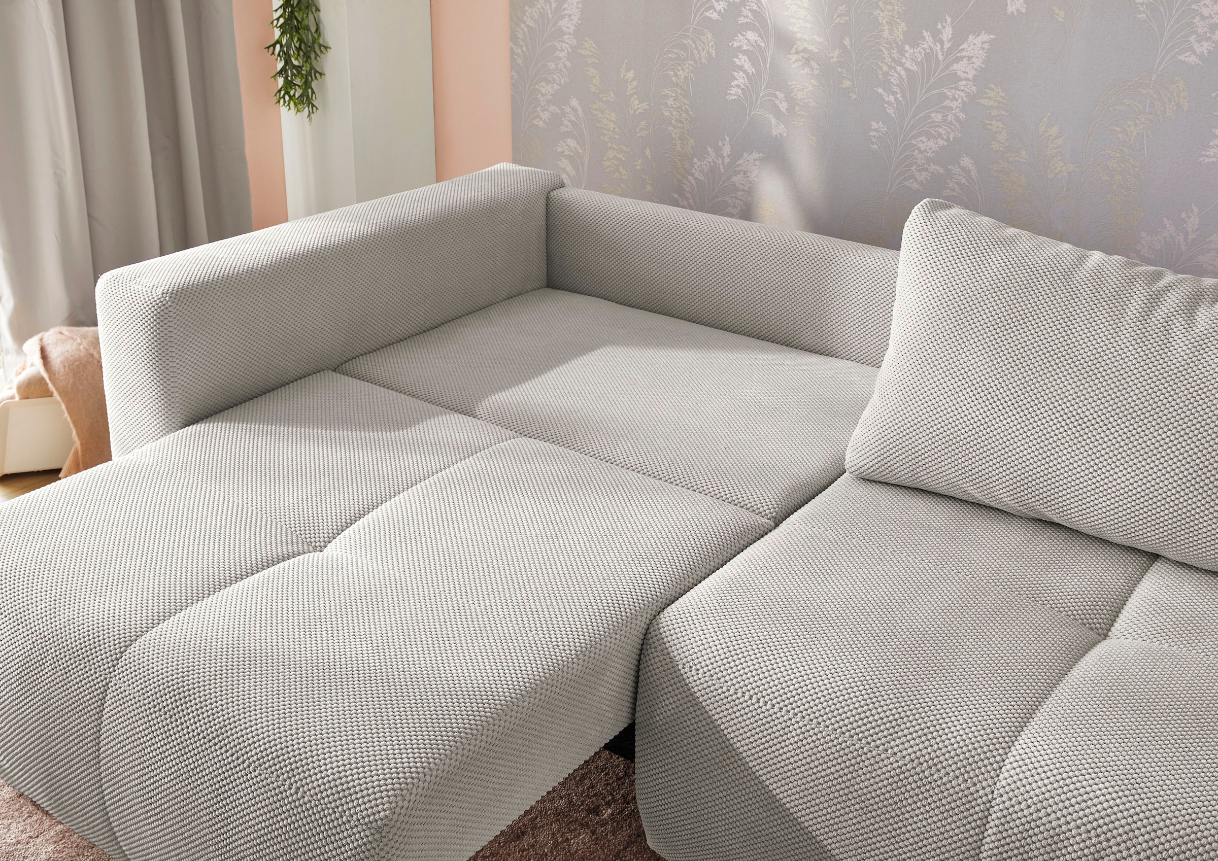 Jockenhöfer Gruppe Big-Sofa »Relax«, Gästebettfunktion, Bettkasten, Sitzelemente einzeln ausziehbar