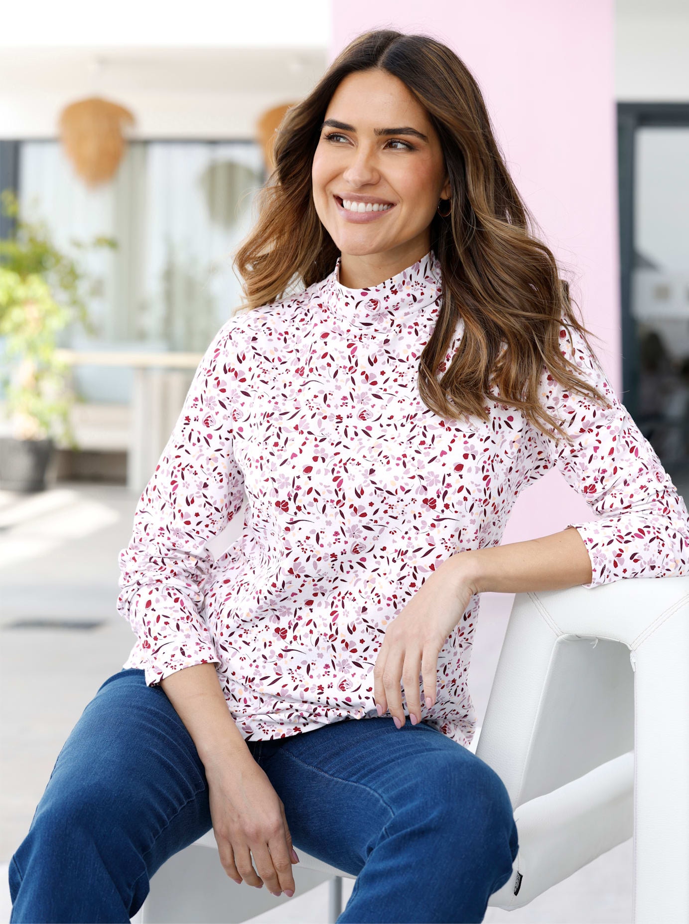 Classic Basics Stehkragenshirt »Stehkragen-Shirt« 1