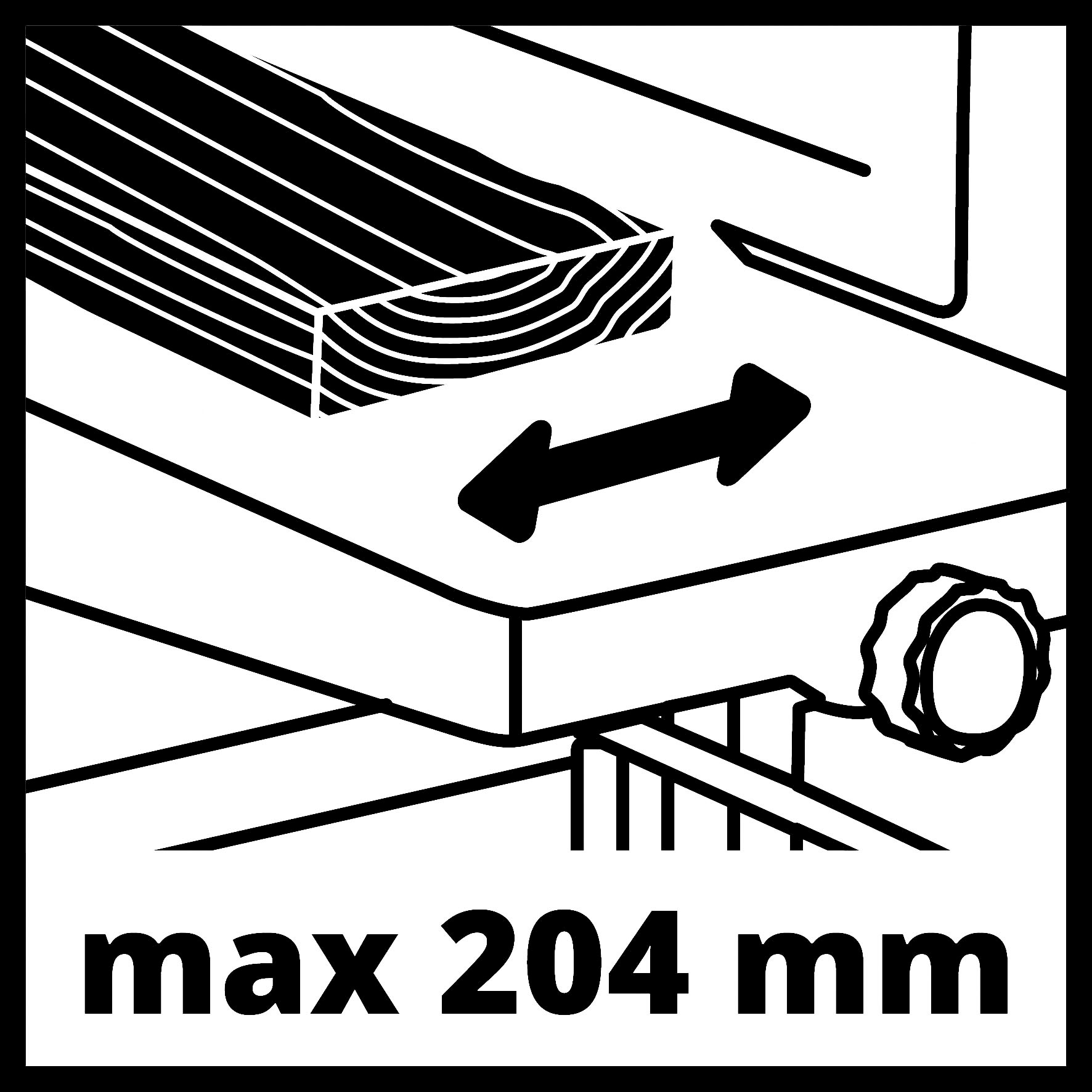 Einhell Dickhobelmaschine »TC-SP 204/2« Stationäre Hobelmaschine