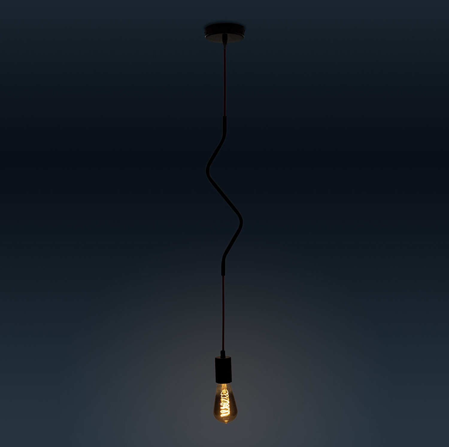 Paco Home Pendelleuchte »SNAKE« E27