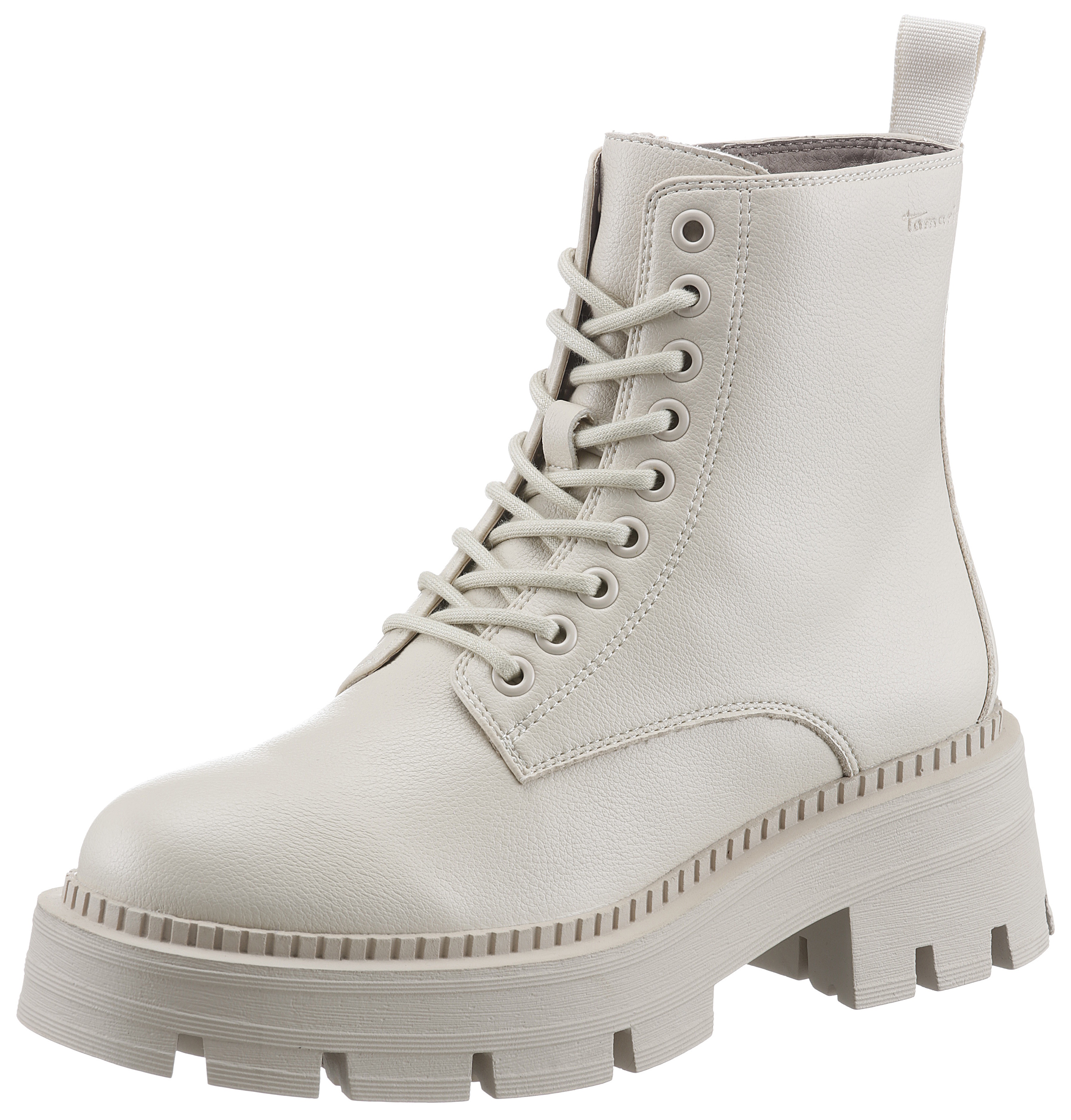 Schnürboots, im derben Look