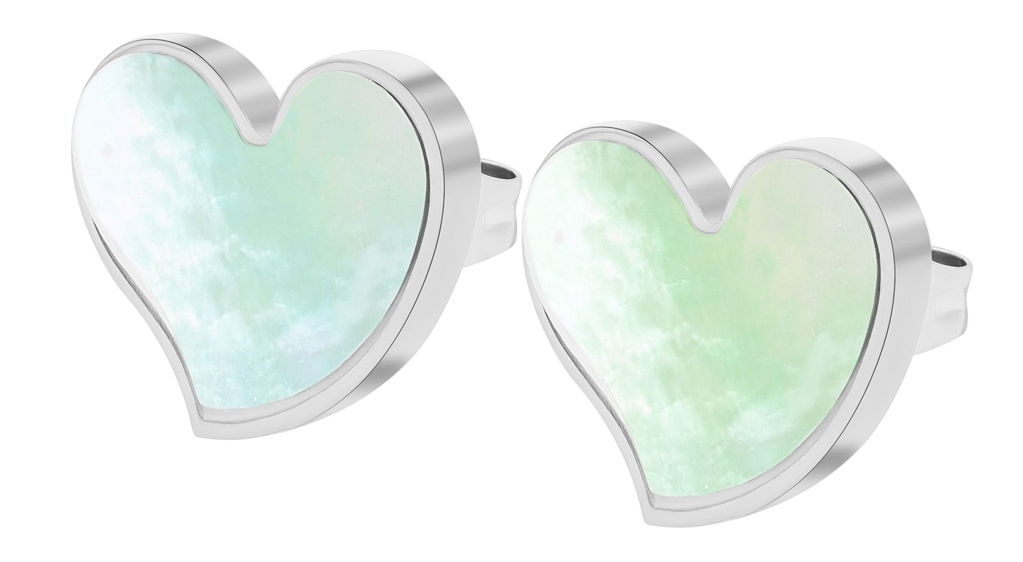 Adelia´s Gliederkette »Damen Halskette aus Edelstahl mit Perlmutt 45+5«