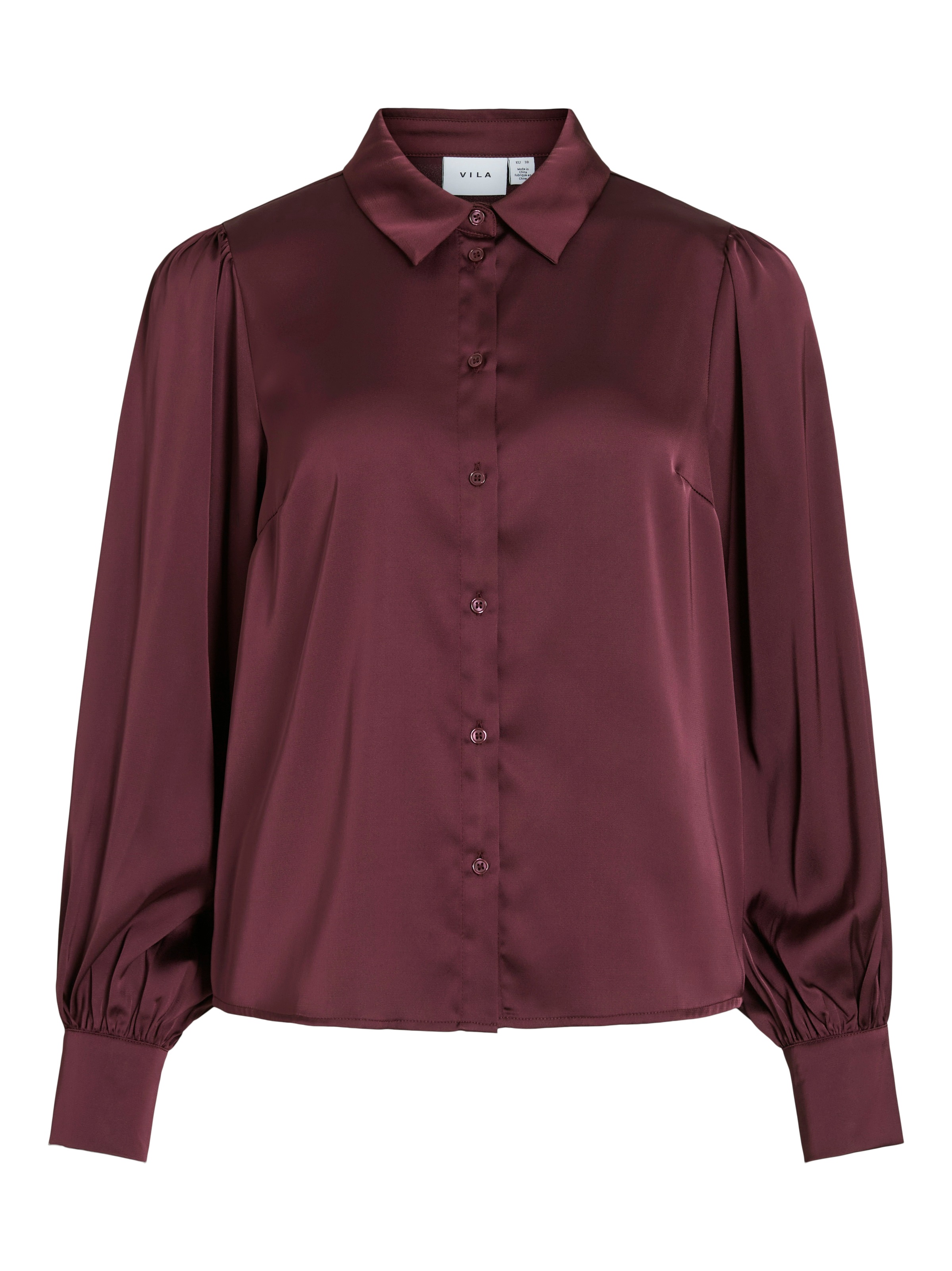 Vila Langarmbluse »VIENNA RAVENNA L/S BALLOON SHIRT - NOOS«