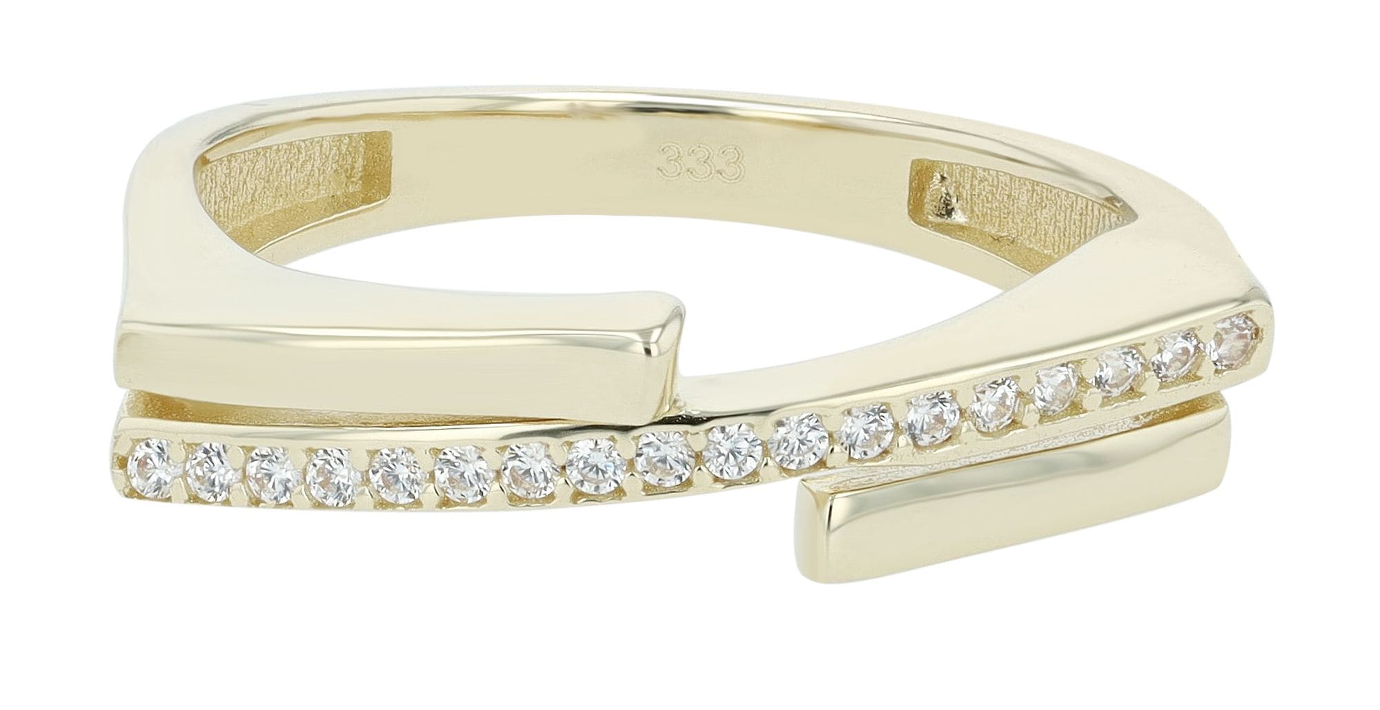 Adelia´s Fingerring »Damen Ring aus 333 Gold mit Zirkonia«