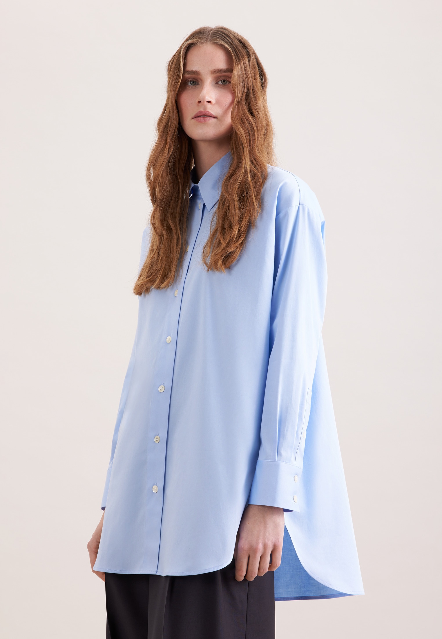 seidensticker Outdoorbluse 1/1 Kragen Uni