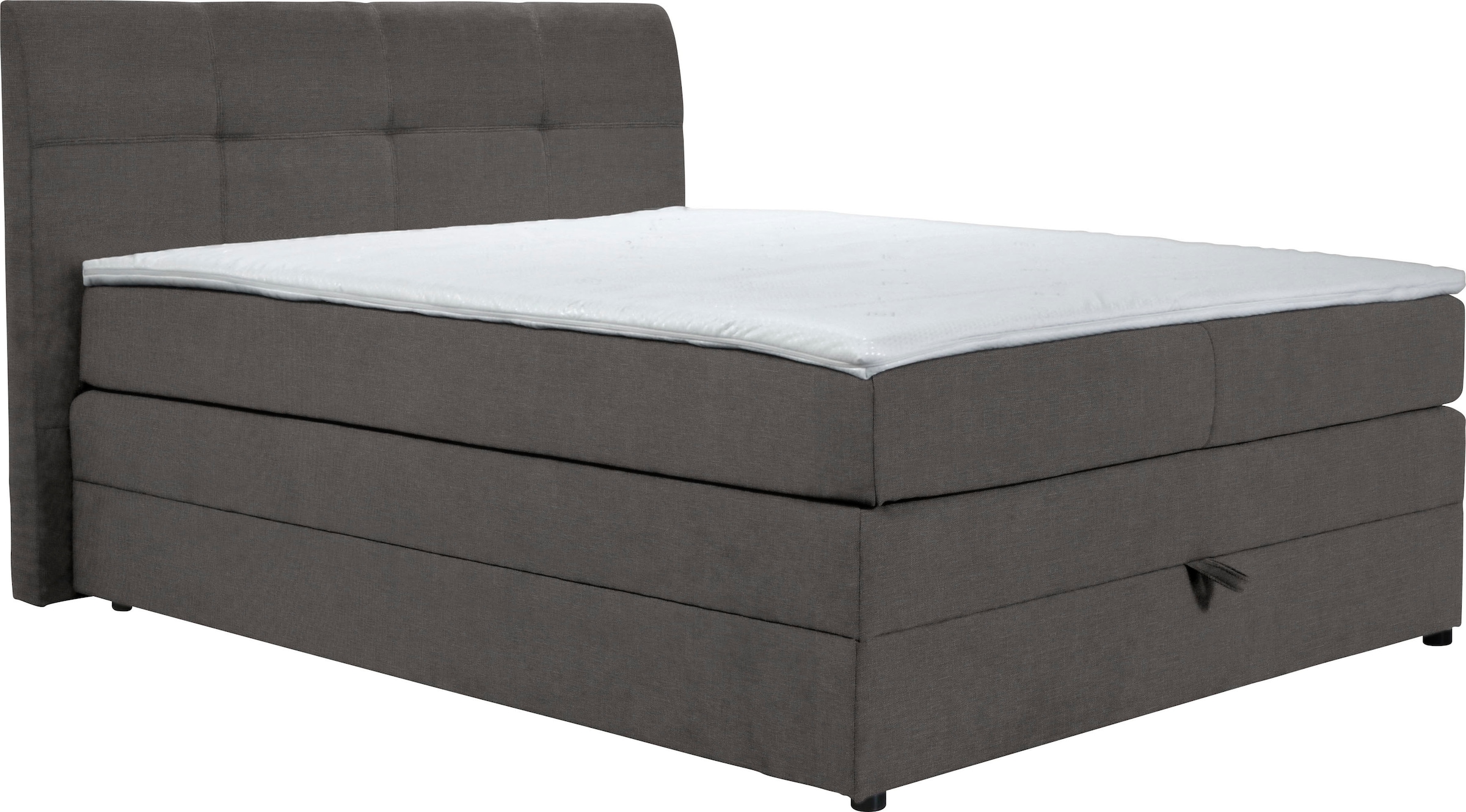 Home affaire Boxspringbett »Finja«, besonders komfortable Liegehöhe, mit praktischem Bettkasten