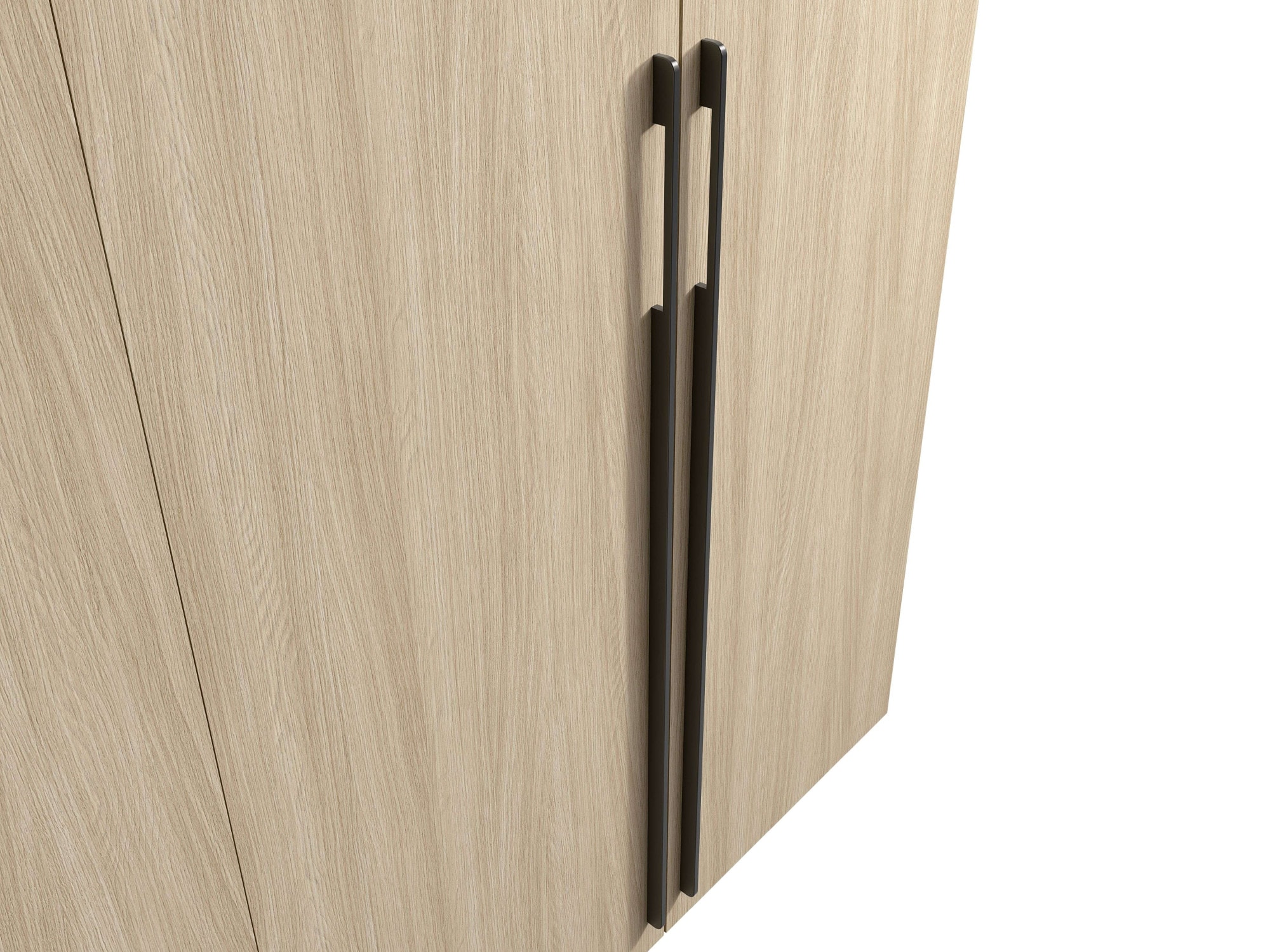 Home affaire Kleiderschrank »TRENTO Garderobe, Wäscheschrank mit großem Spiegel und LED-Beleuchtung«, mit Kleiderstange oder Einlegeböden, Maße B/H/T: 111/208/58 cm