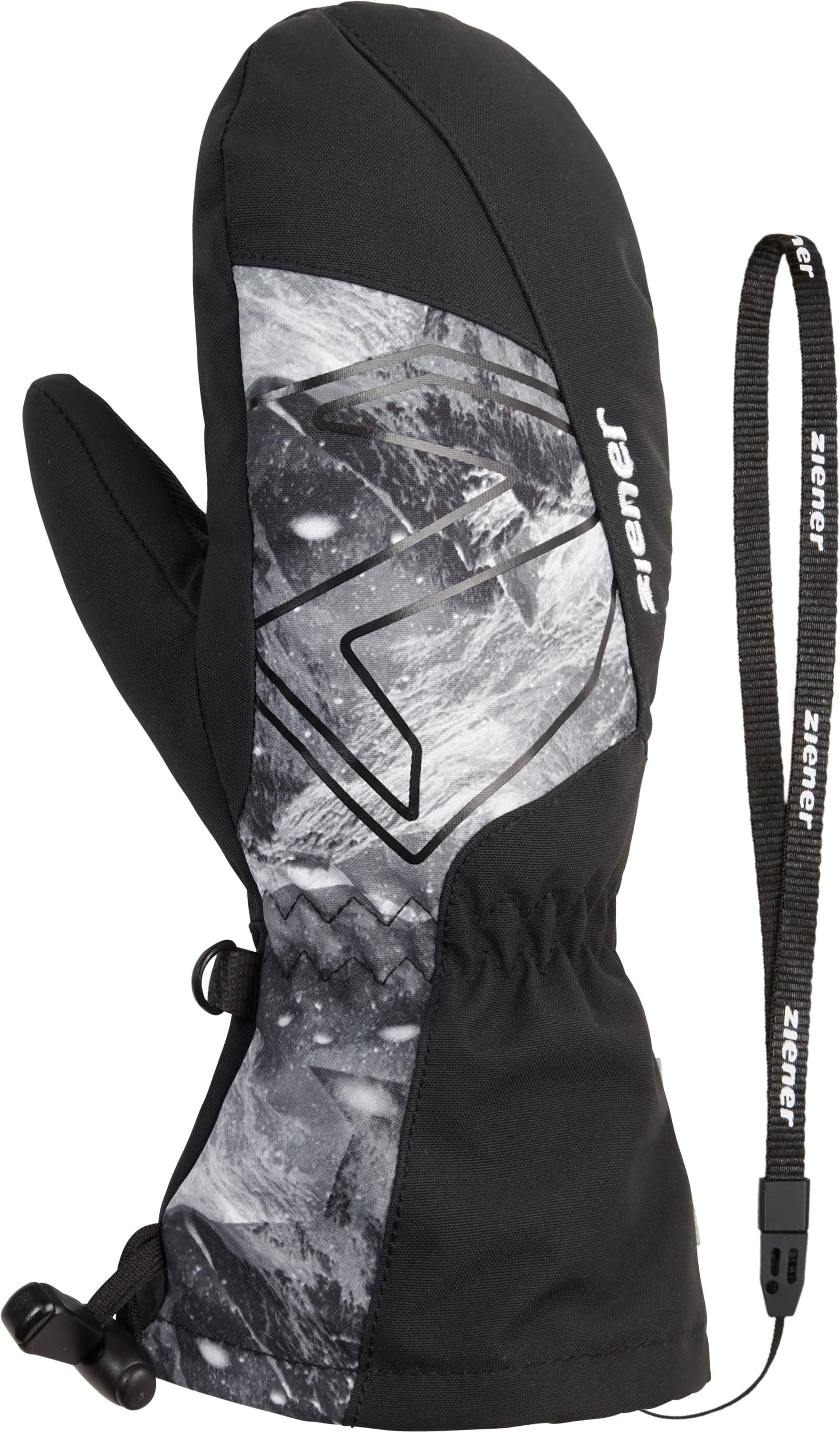 Ziener Fäustlinge »LAVALINO-Z AQUASHIELD® JUNIOR« wasserdicht, winddicht, atmungsaktiv, Wollwattierung