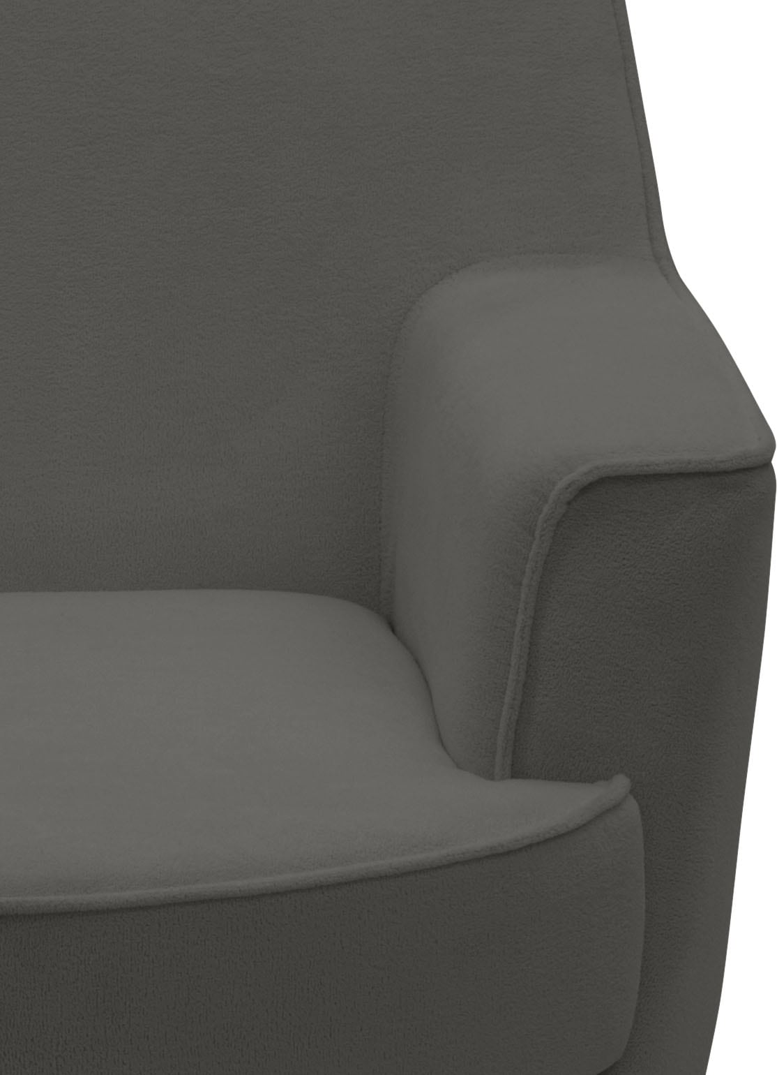 Home affaire Drehsessel »HETTY, Drehsessel mit Wippfunktion, Lese-Sessel in Cord und Microfaser« 1 Stk. tlg. mit Federkern, auch im Set mit passendem Hocker