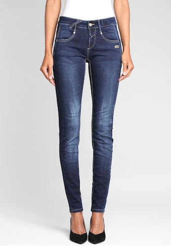 GANG Skinny-fit-Jeans »Nele«, mit gekreuzten Gürtelschlaufen links vorne kaufen