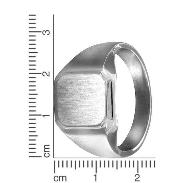 Firetti Ring mit Gravur »Schmuck Geschenk Silber 925 Siegelring mit deinem  Monogramm«, GRAVURwunsch per Mail, Anlass Geburtstag Valentinstag  Weihnachten im OTTO Online Shop