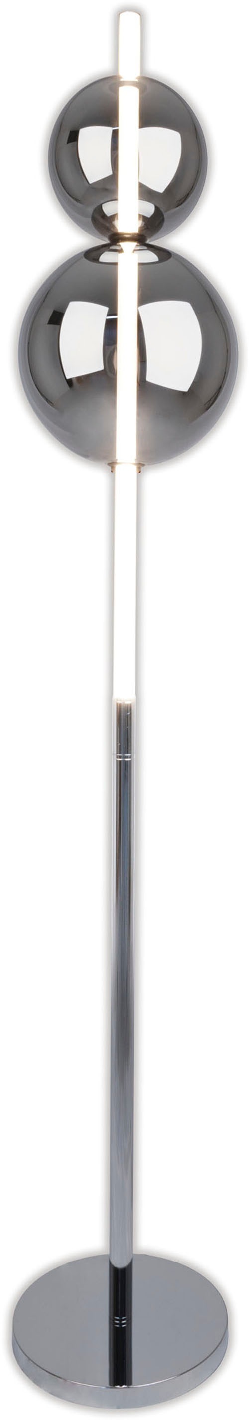 näve Stehlampe »NOVA«, Leuchtmittel LED-Modul | LED fest integriert, Dimmbar; transparent