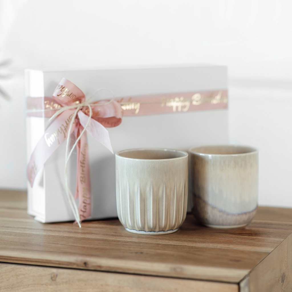 like. by Villeroy & Boch Becher »Becher Set Perlemor 290 ml 2er Set beige«
