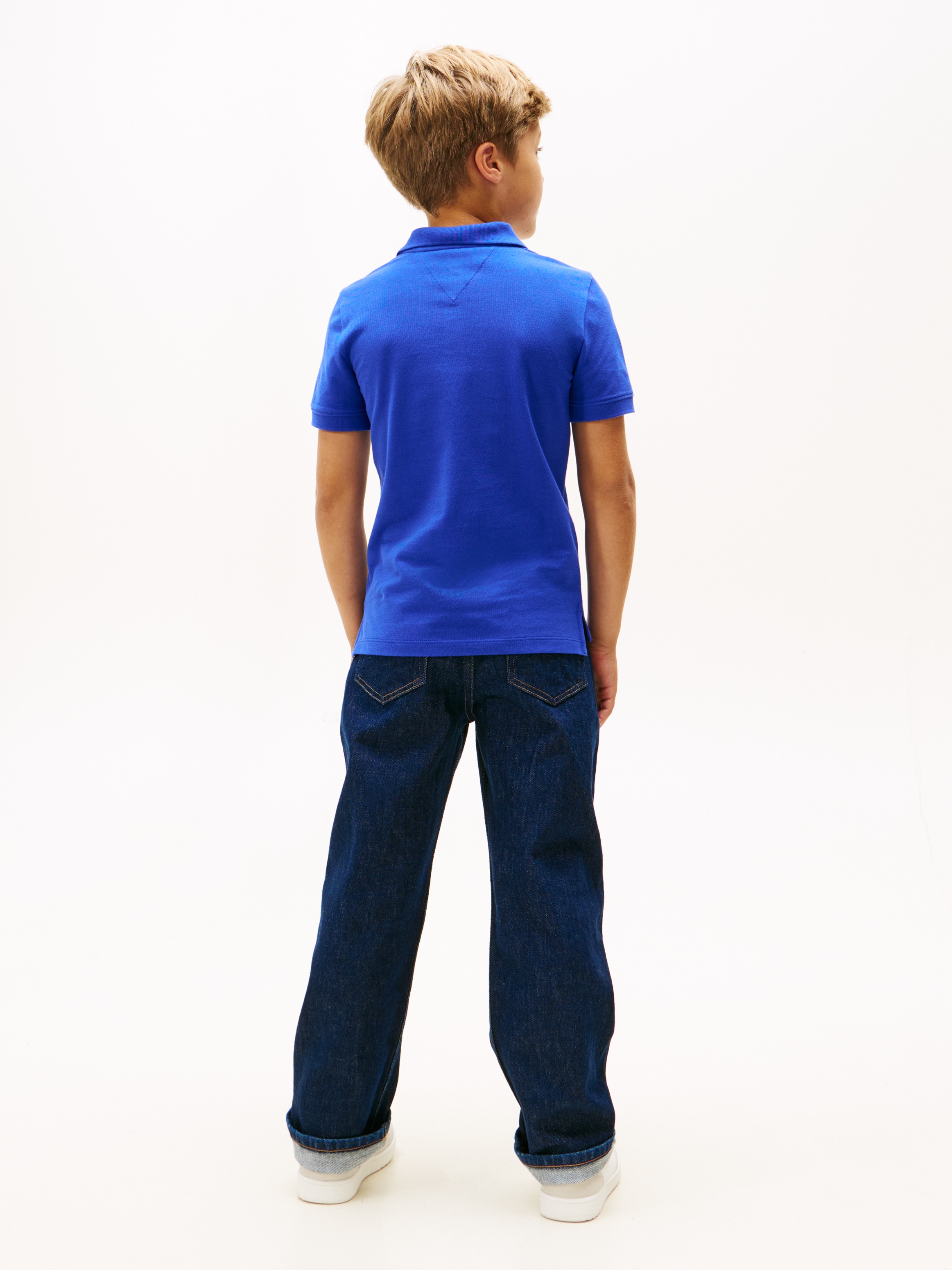 Tommy Hilfiger Poloshirt »FLAG POLO SS« mit Logostickerei