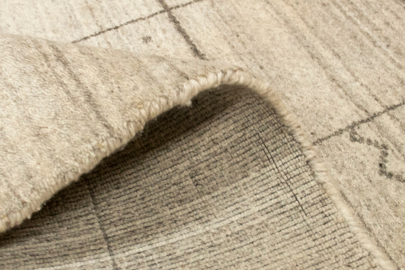 morgenland Wollteppich »Vintage Teppich handgeknüpft beige«, rechteckig, Vintage Design