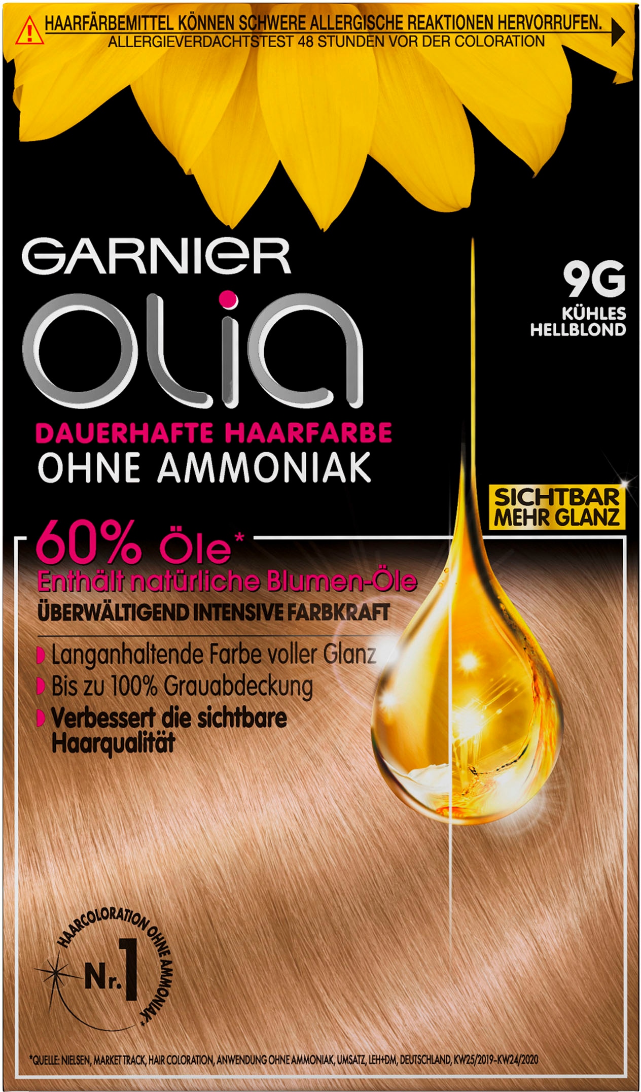 GARNIER Coloration »Olia dauerhafte Haarfarbe«, mit pflegender Formel