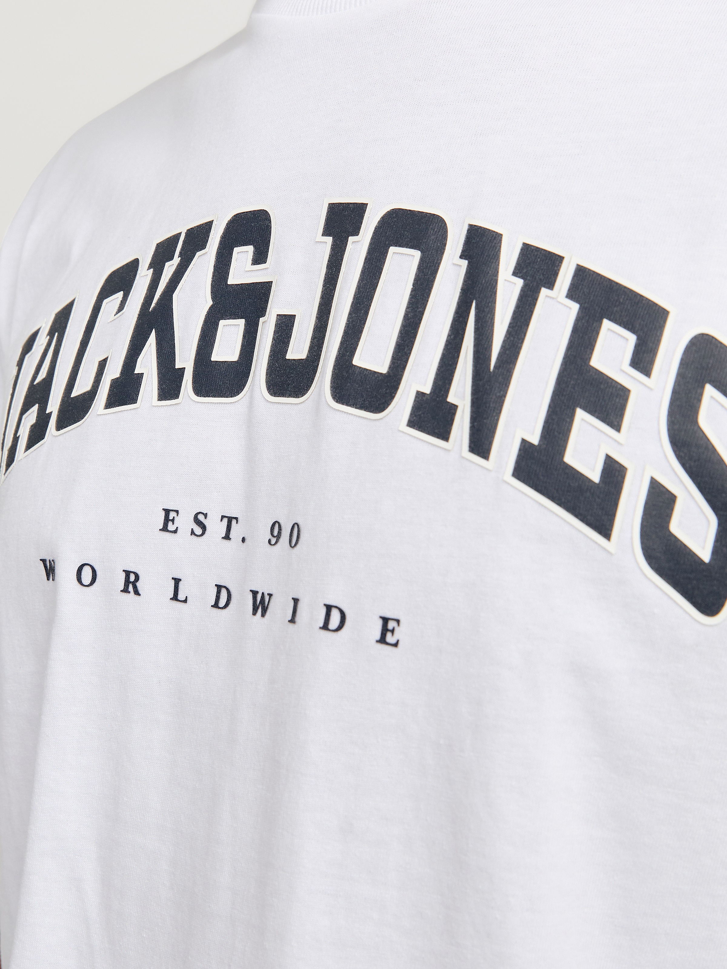 Jack & Jones Rundhalsshirt »JJECALEB VARSITY TEE SS O-NECK NOOS«