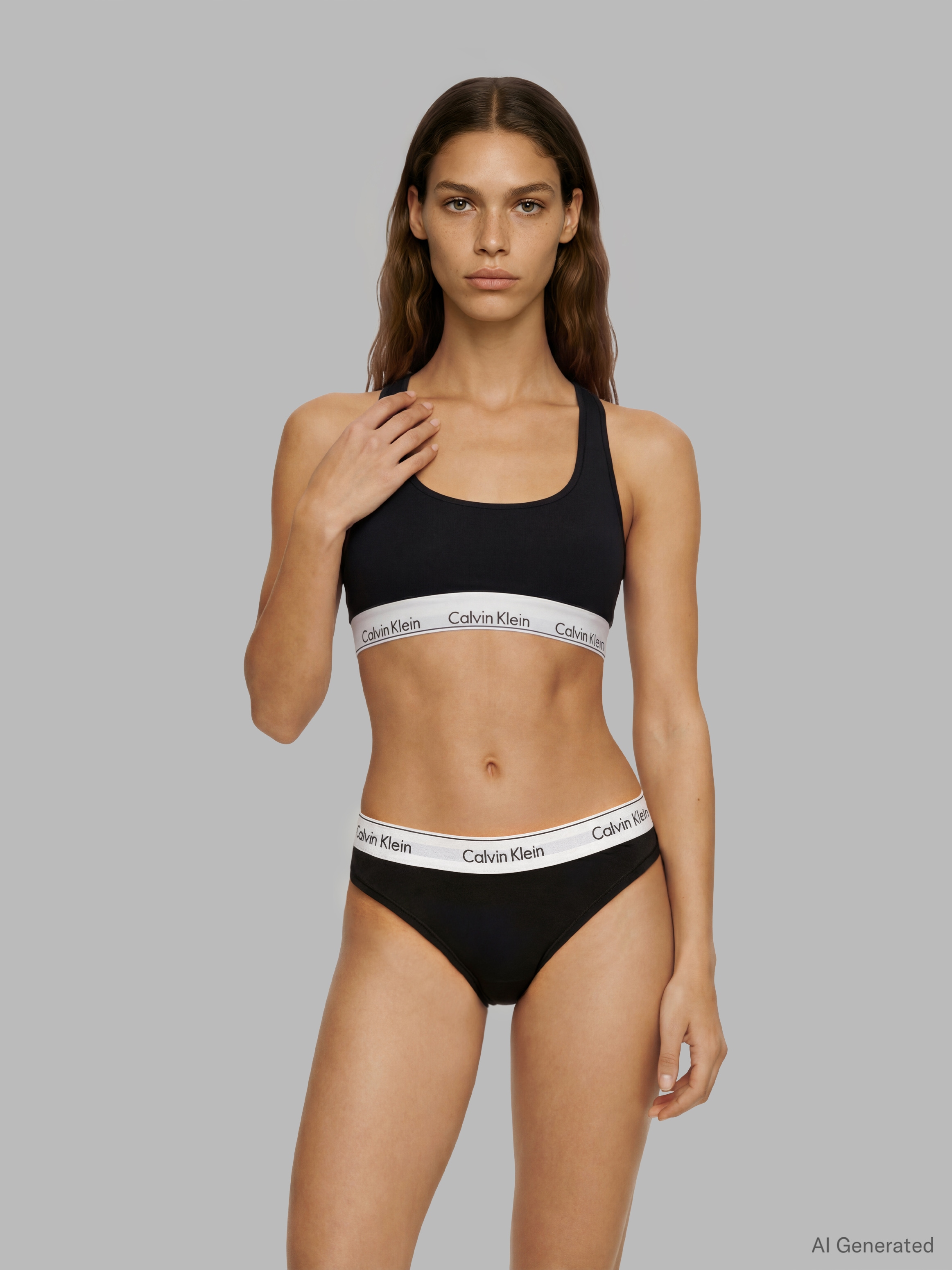 Calvin Klein Underwear »THONG 2PK« Packung, 2er-Pack,  Körpernahe Passform mit elastischem Bund