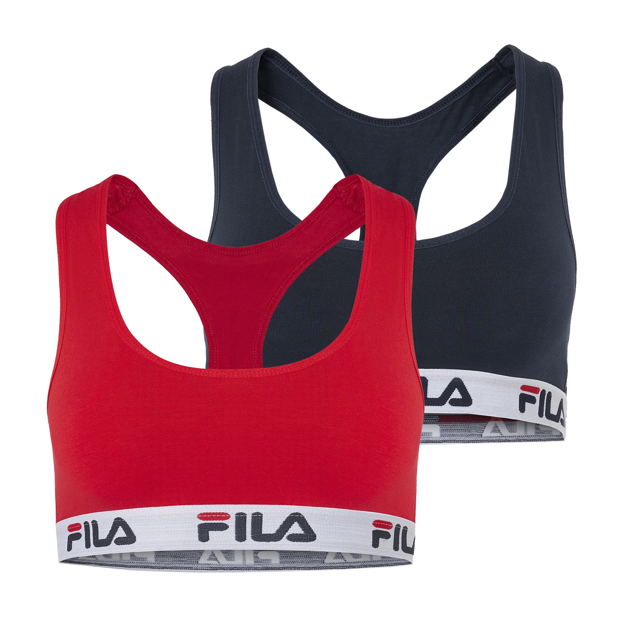 Fila Bustier »WOMAN BUSTIER« 2er Pack,  ohne Polsterung und ohne Bügel, Racerbackrücken