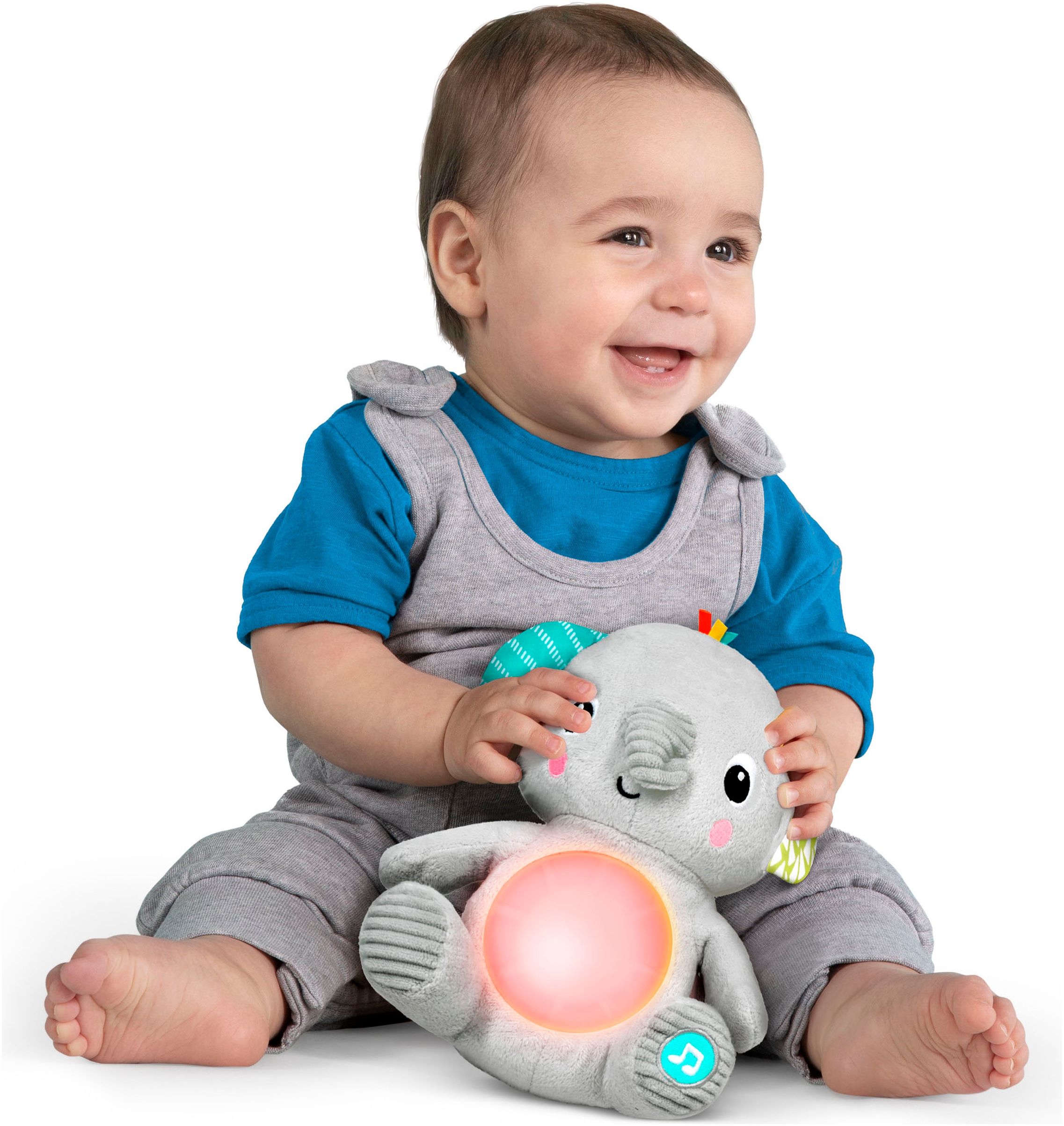 Bright Starts Plüschfigur »Hug-a-bye Baby™ Musical Light Up Soft Toy​«, mit Licht und Soundeffekten