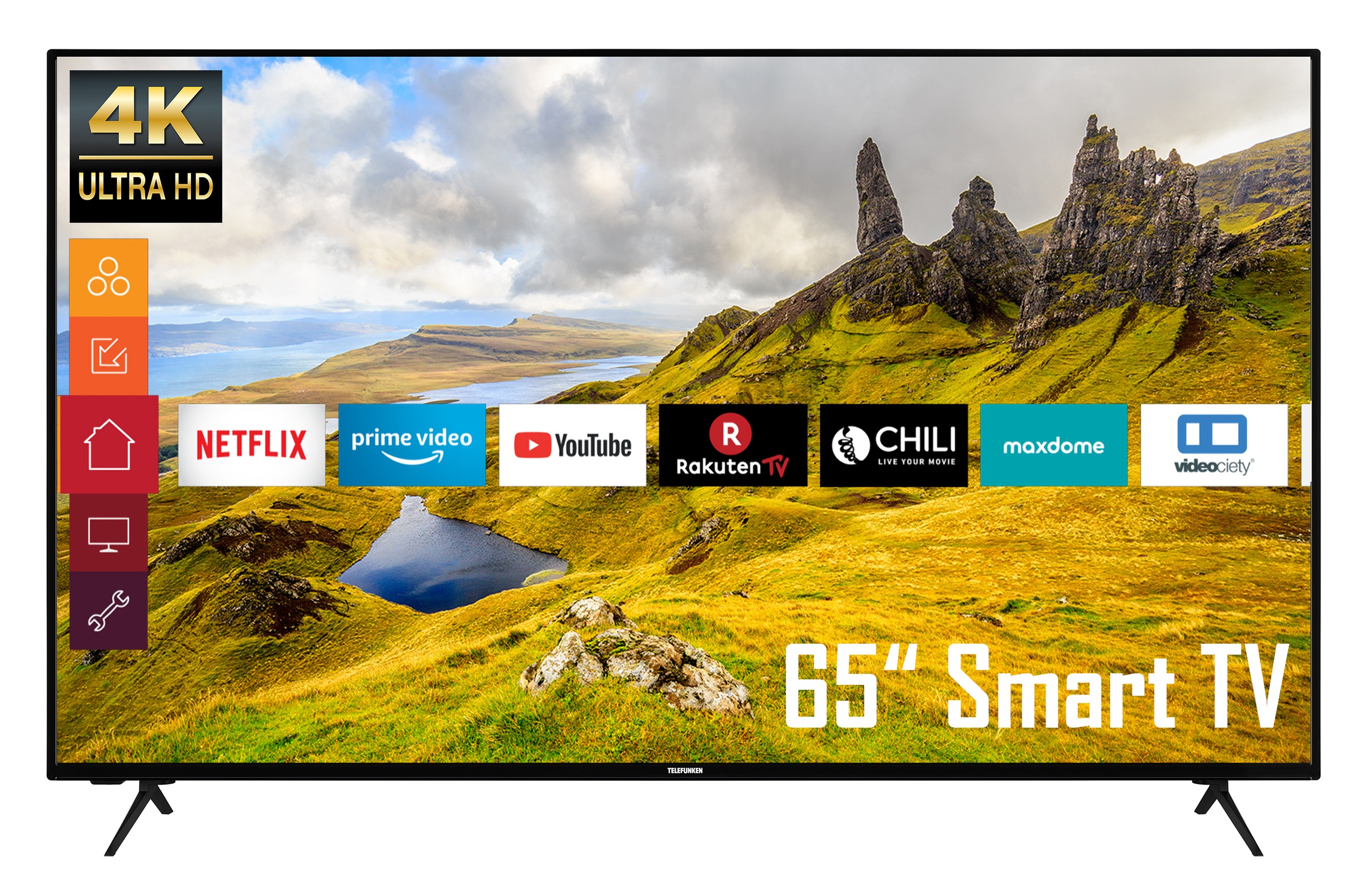 XU65K529 LED-Fernseher (164 cm / (65 Zoll), 4K Ultra HD, Smart-TV