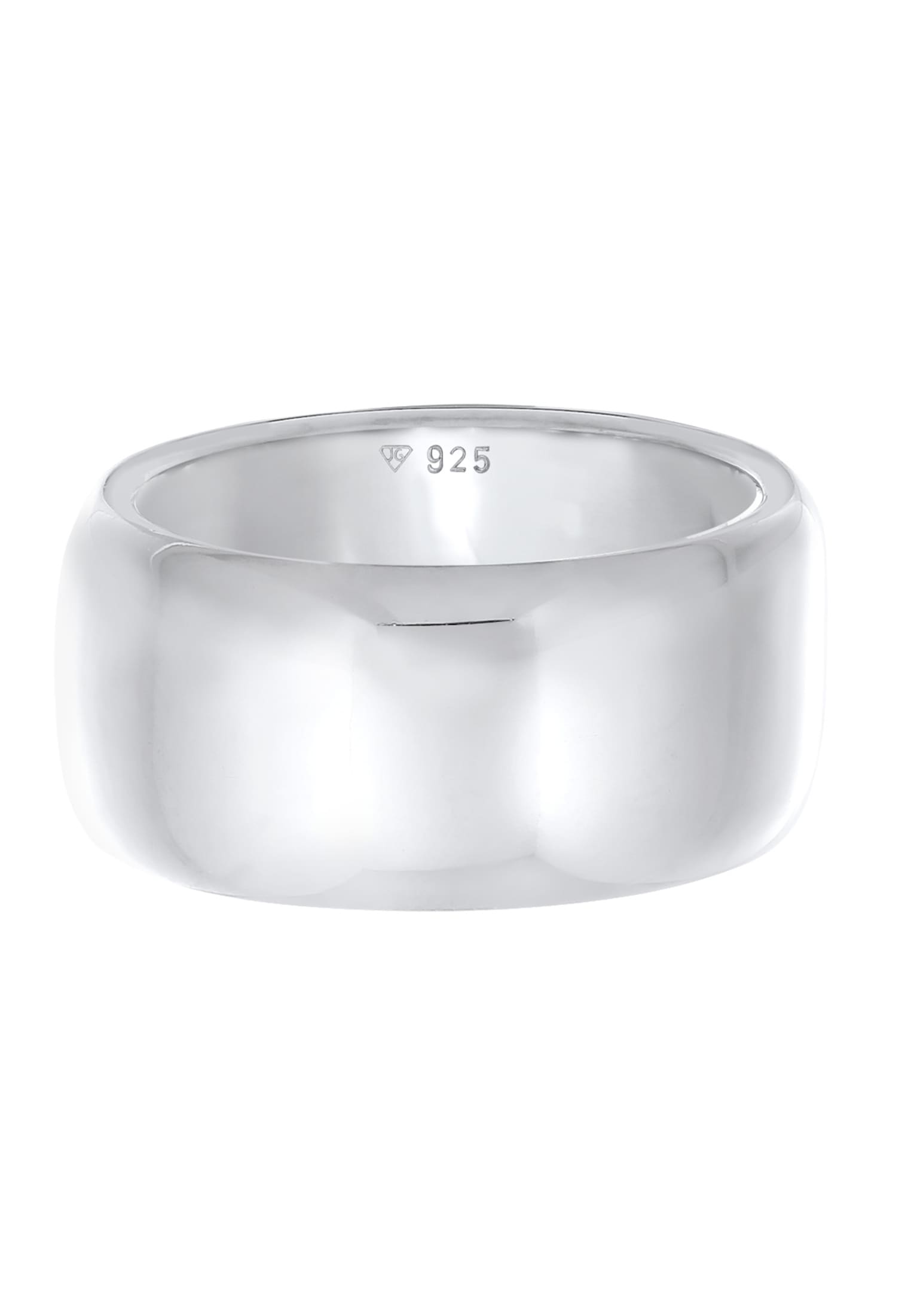 Elli Premium Fingerring »Ring Breit Schlicht Bandring Trend 925 Sterling Silber«