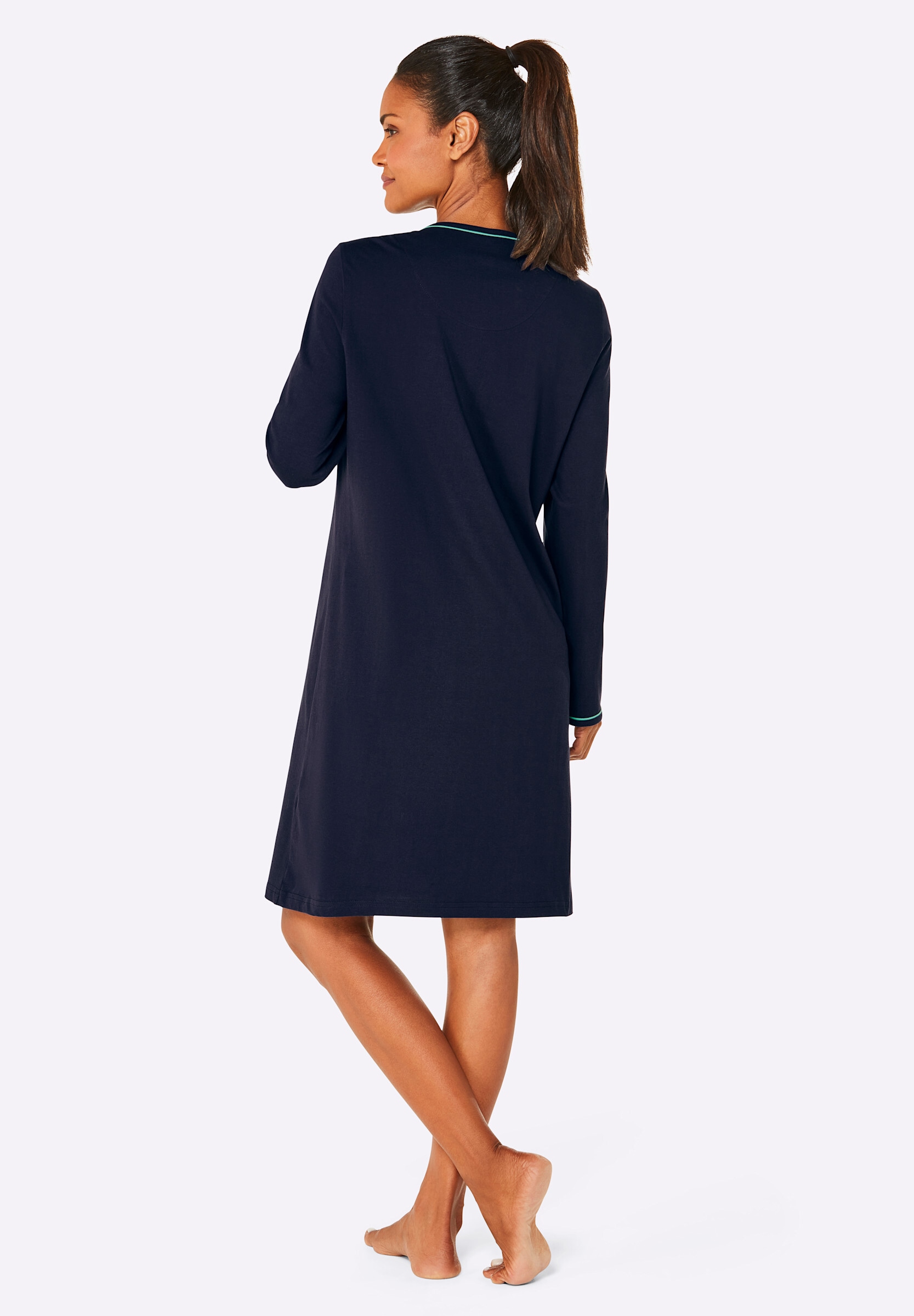 comtessa Schlafanzug »Sleepshirt Sleepshirts mit Pfau-Motiv« 1 Stk.