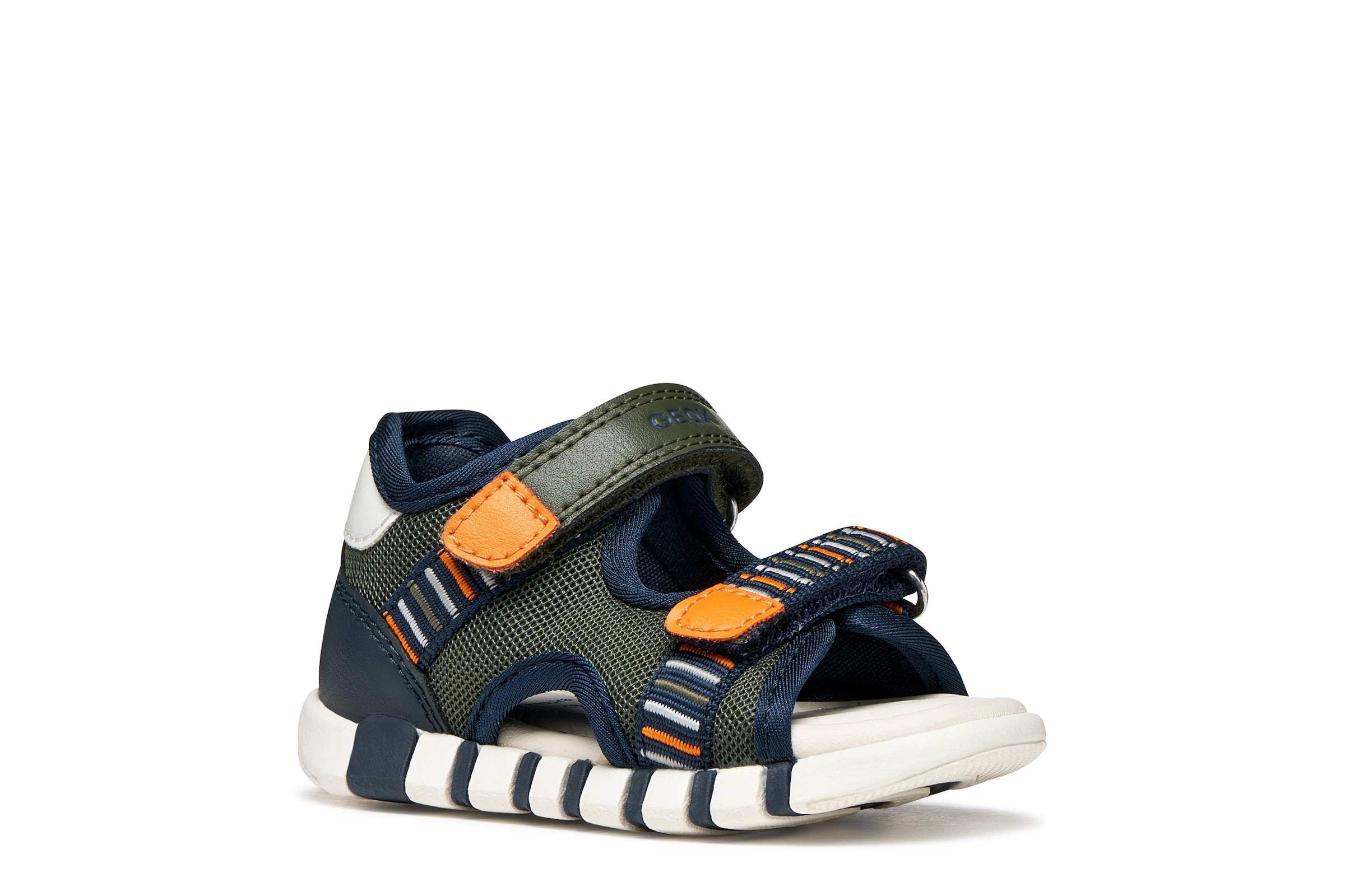 Geox Lauflernschuh »B SANDAL IUPIDOO BOY«  Babyschuh mit Klettverschluss, Größenschablone zum Download