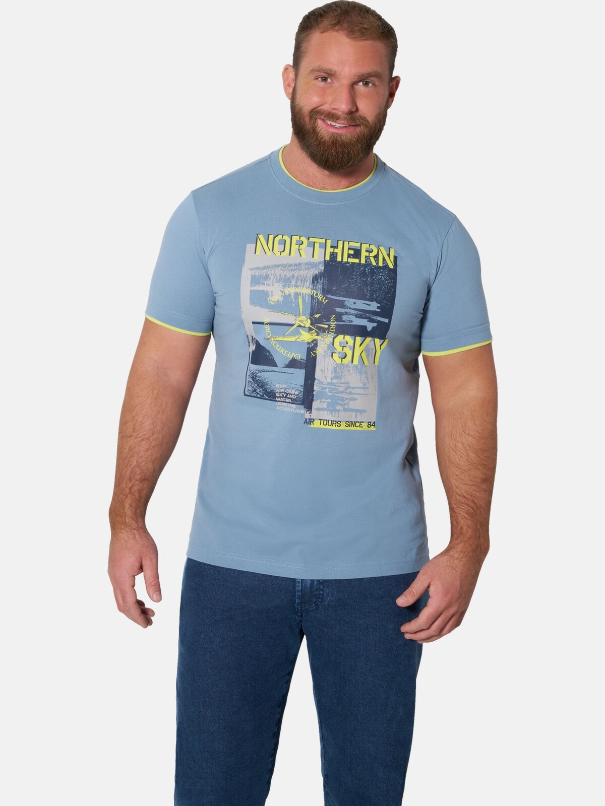Jan Vanderstorm T-Shirt »T-Shirt HENTUR«