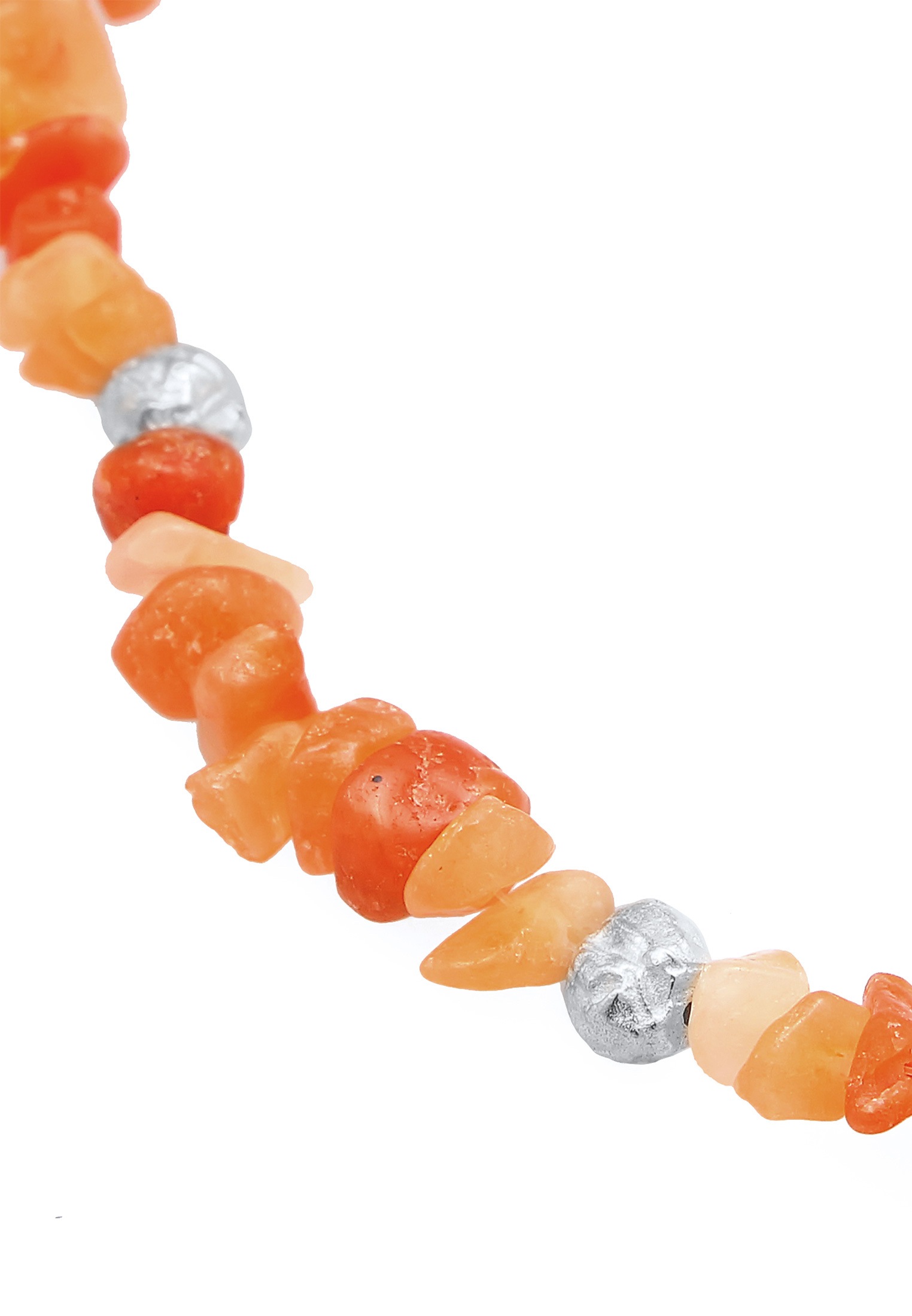 Elli Premium Armkette »Armband Aventurin Braun Kiesel Steine Bead 925 Silber«