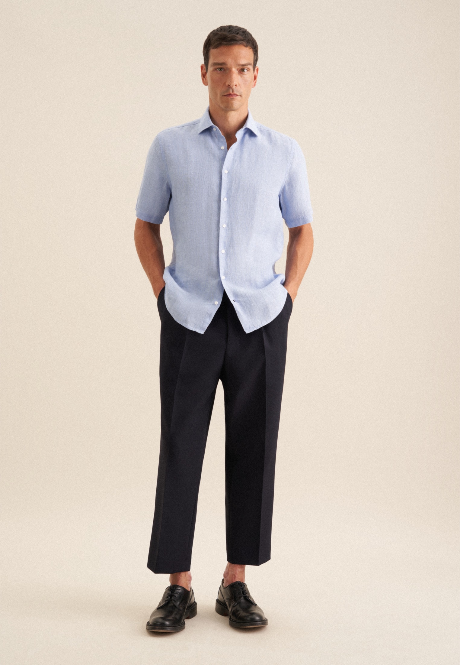 seidensticker Businesshemd »Regular«, Regular 1/2 Kentkragen Uni
