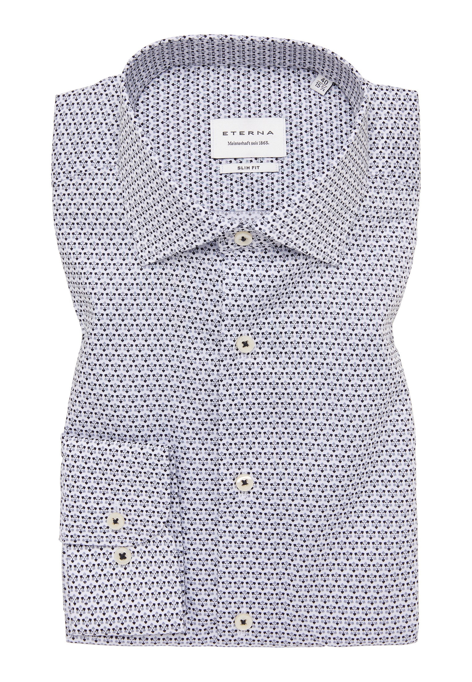 Eterna Langarmhemd »SLIM FIT«