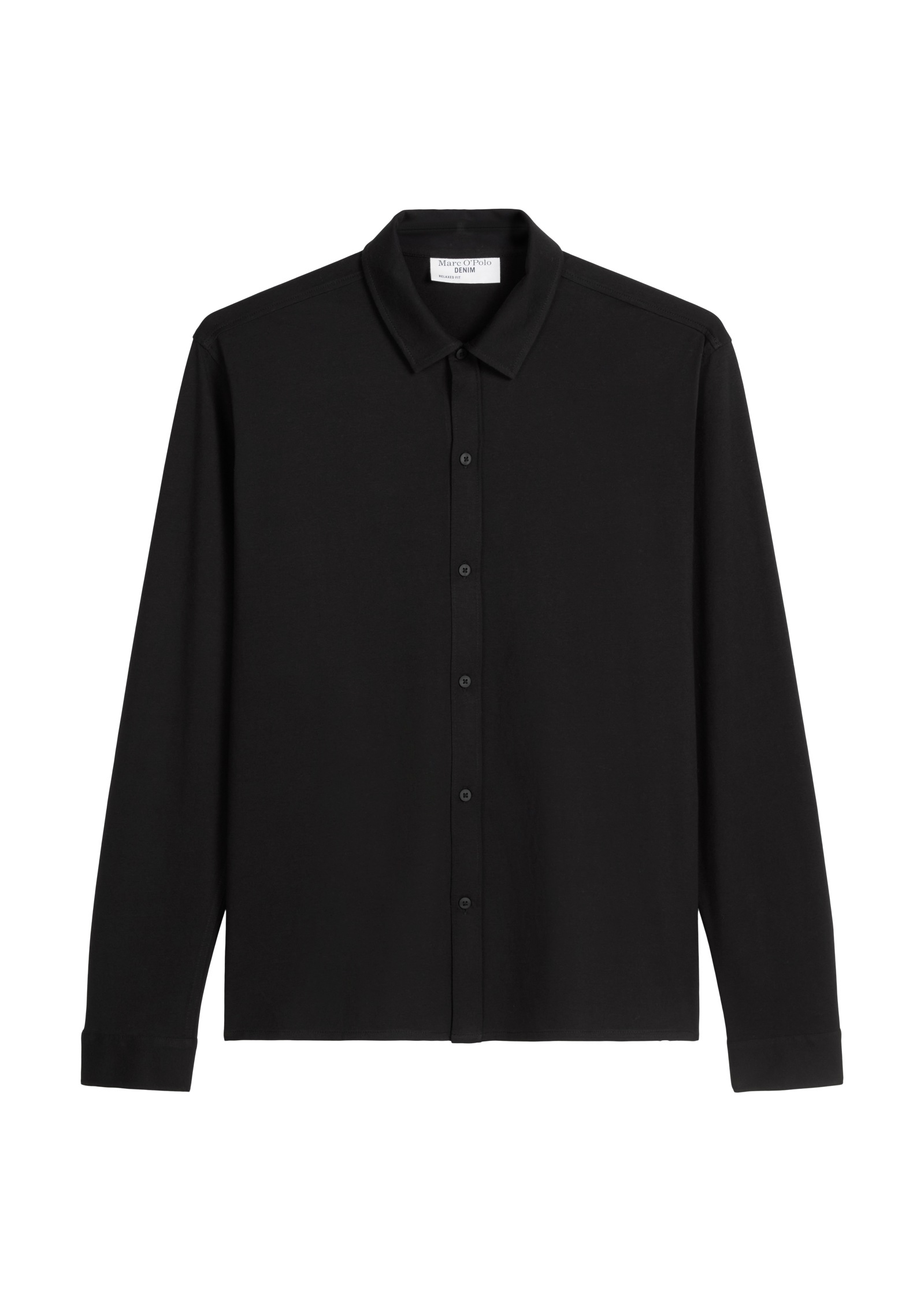 Marc O'Polo DENIM Langarmhemd »relaxed fit aus reiner Bio-Baumwolle«