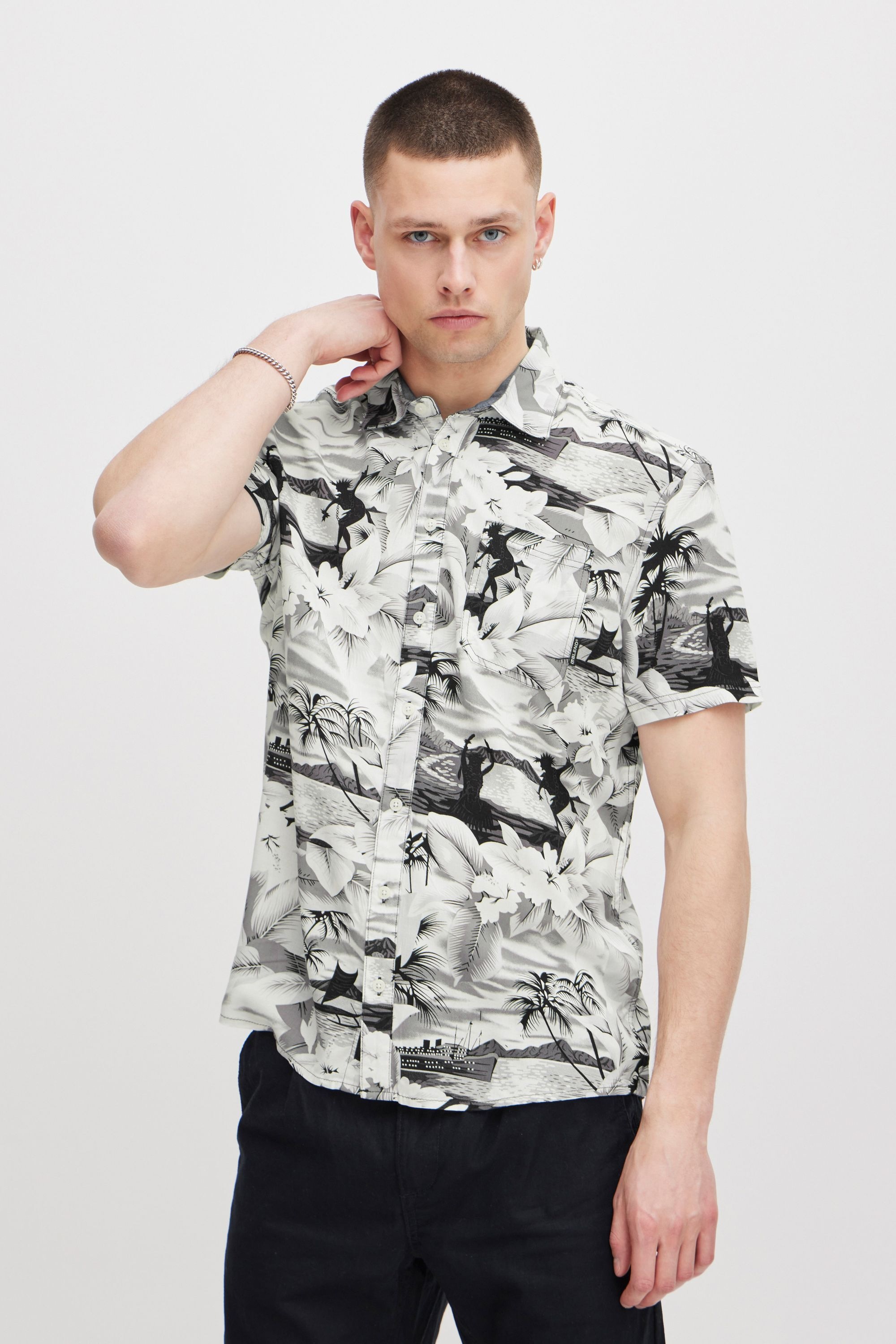 Blend Kurzarmshirt »Kurzarmhemd BHShirt«