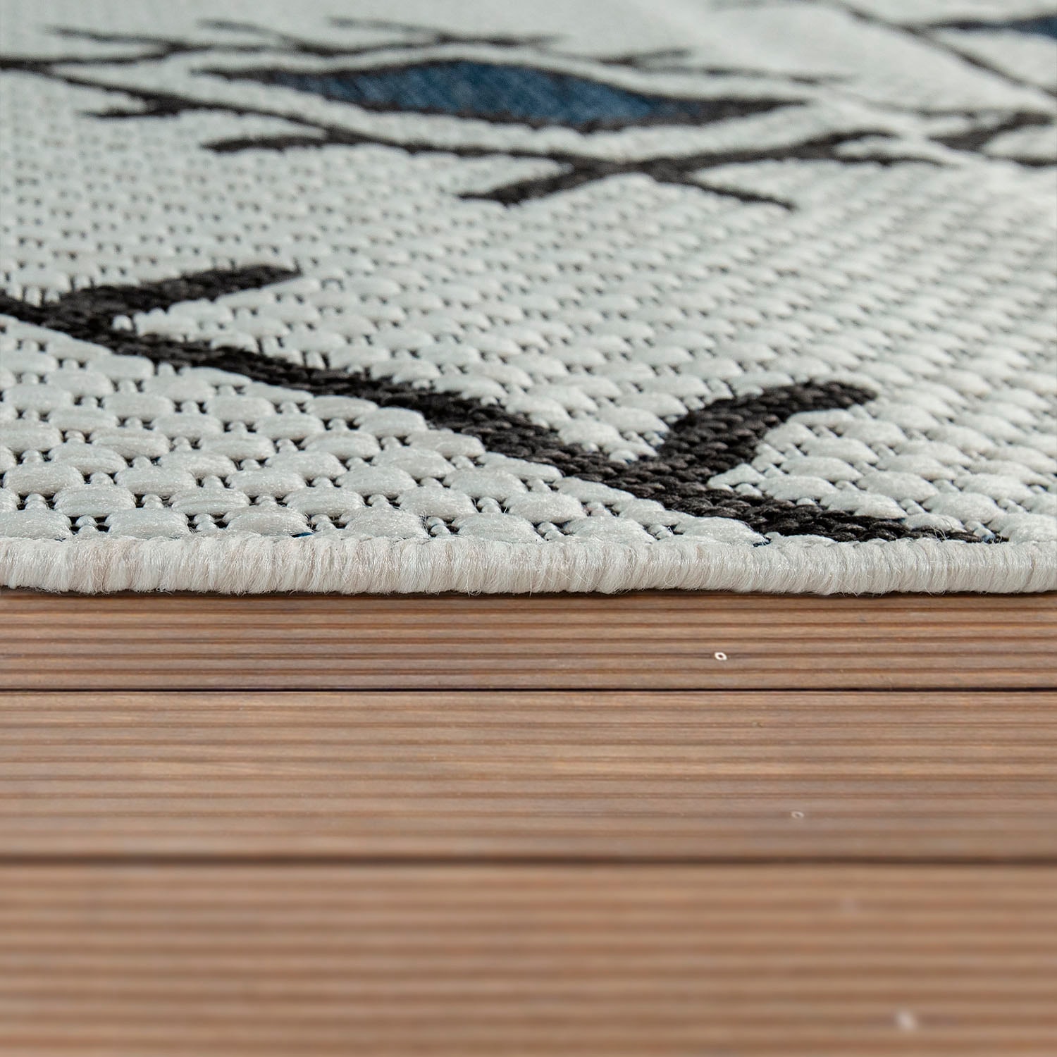 Paco Home Teppich »Kuba 124«, Rauten und Shop rechteckig, geeignet, im Outdoor Flachgewebe, Online Design, OTTO Wohnzimmer In