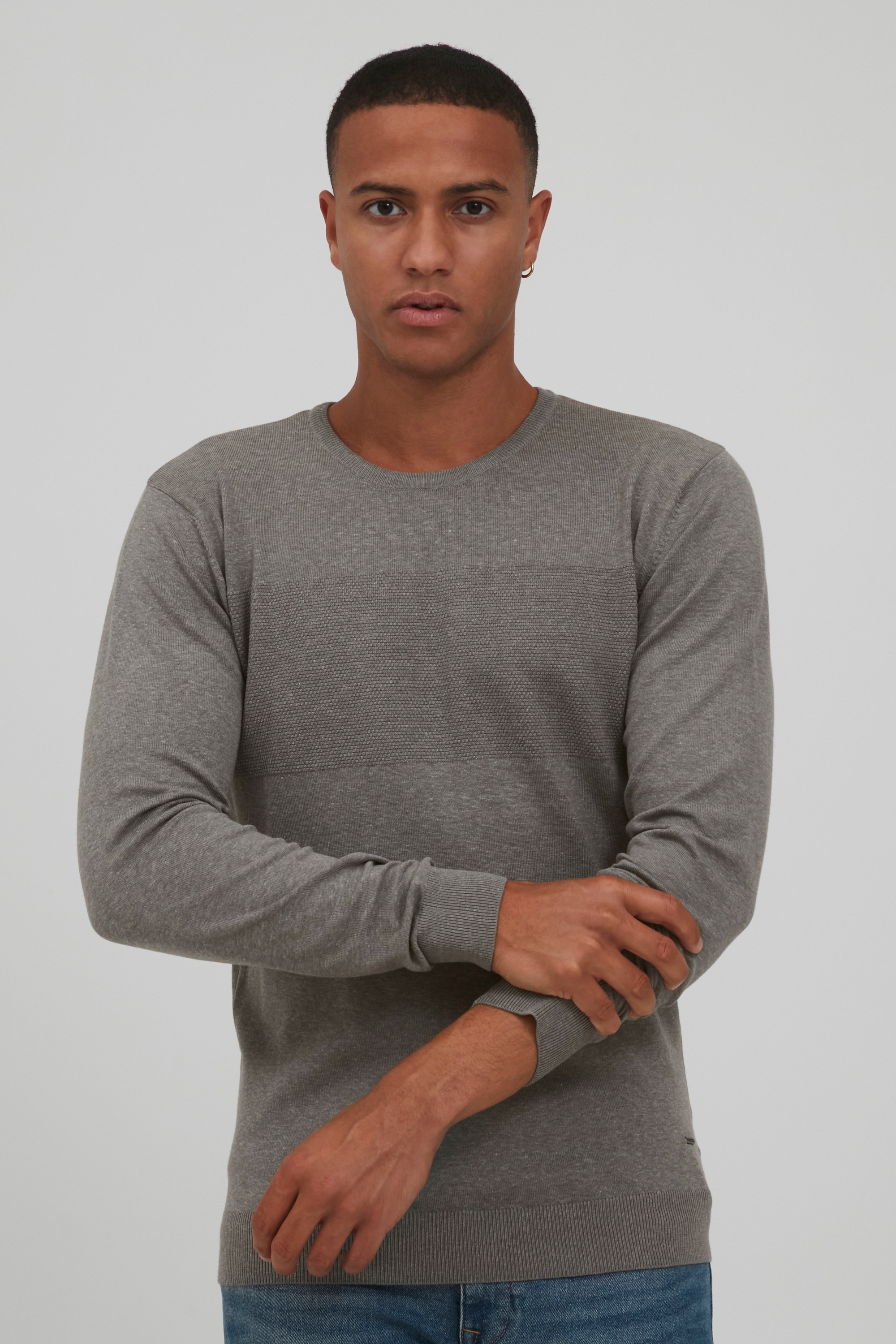 Indicode Strickfleece-Pullover »Strickpullover IDErnesto«