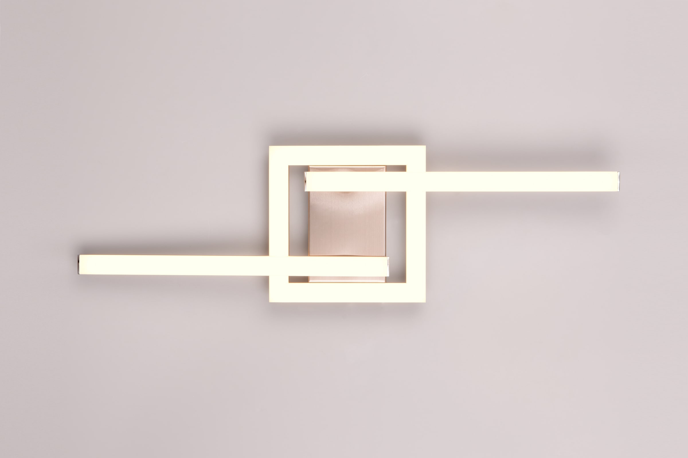 my home LED Deckenleuchte »DAVINIA, als Deckenlampe oder Wandlampe mögl, LED Stäbe schwenkbar«, 1 flammig, Leuchtmittel LED-Board | LED fest integriert, warmweiß 3000K 1860 Lumen 54x16 cm beweglich Flurlampe Wohnzimmerlampe