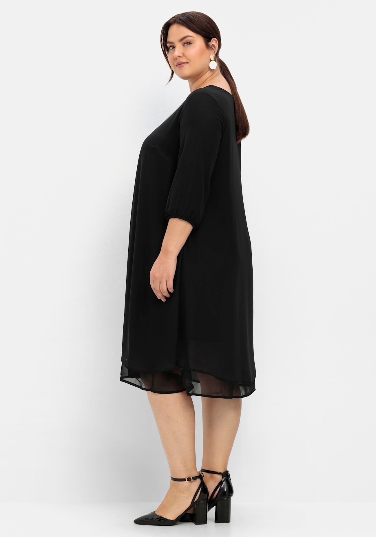 Sheego Chiffonkleid »Chiffonkleid«