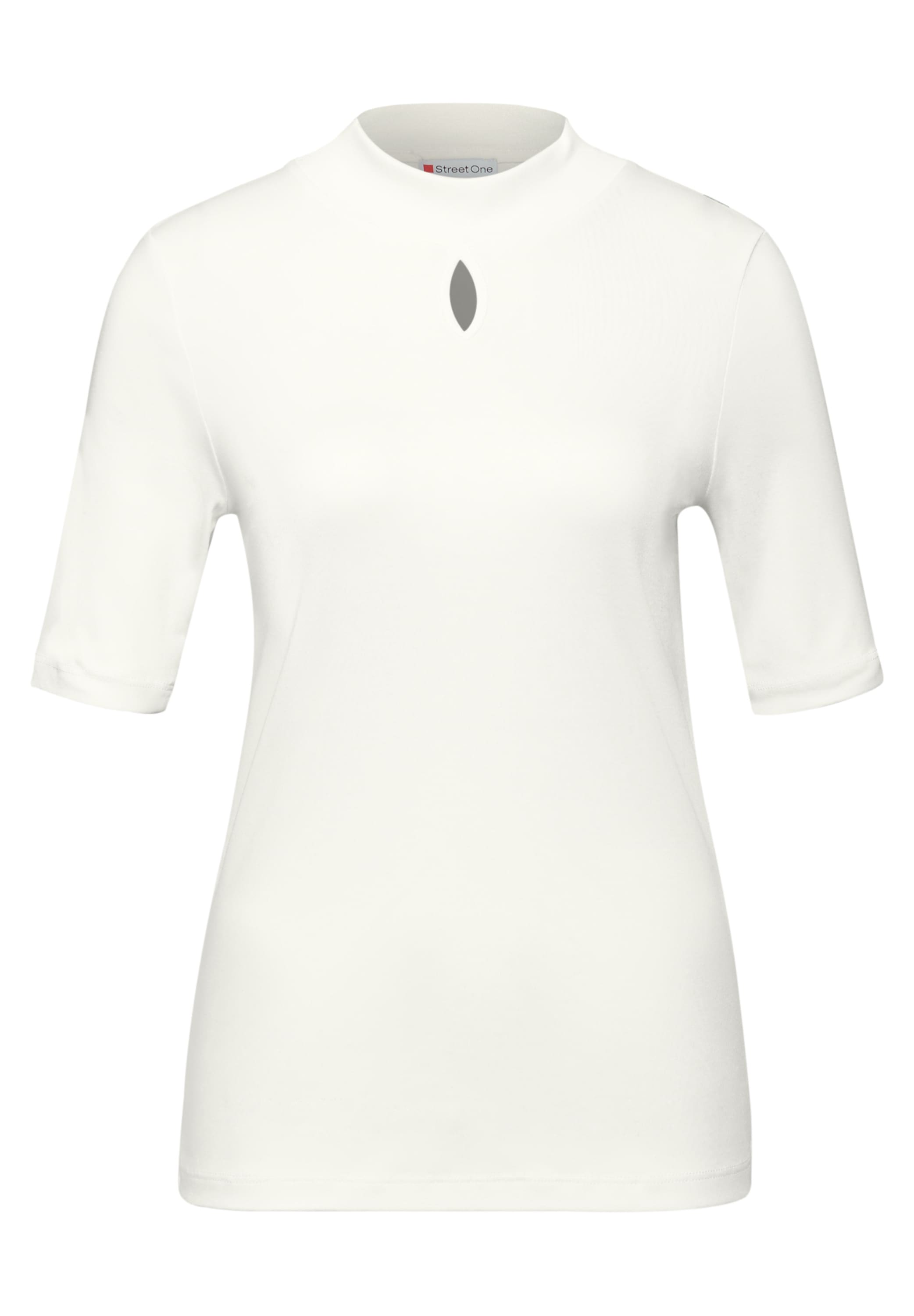 STREET ONE T-Shirt, mit Turtleneck und Cut-Out