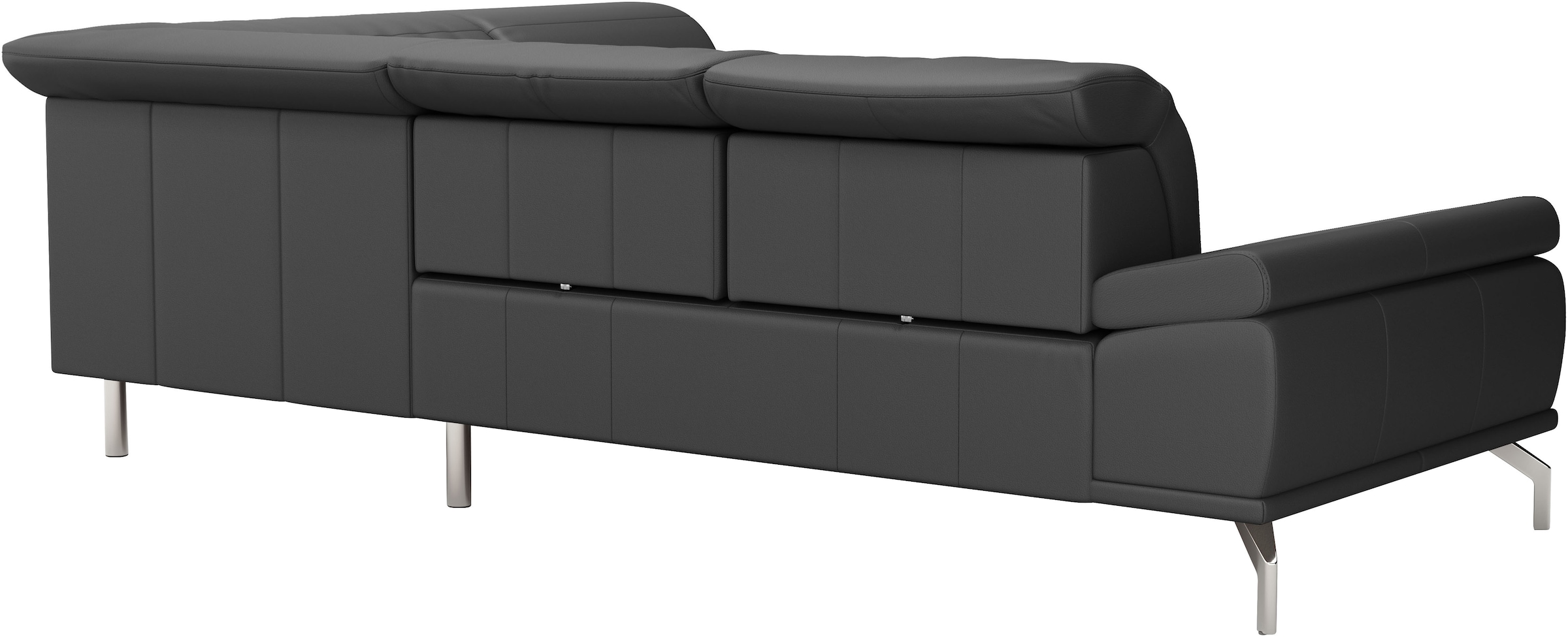 Places of Style Ecksofa »Caluna«, Inkl.Sitztiefenverstellung, wahlweise mit Kopf- und Armteilverstellung